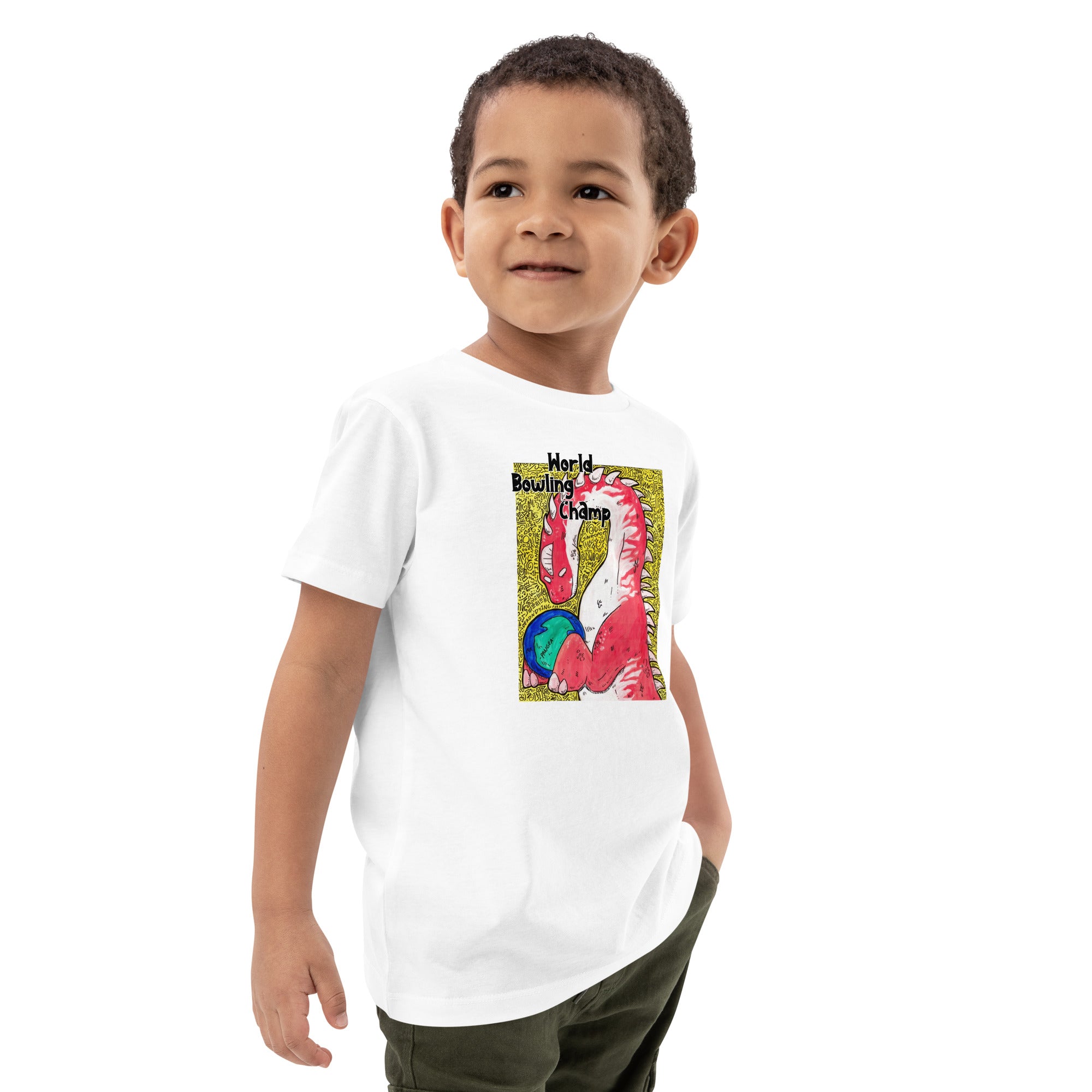 Organic Cotton Kids T-Shirt - Titanosaur