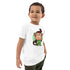 Organic Cotton Kids T-Shirt - Soccer Monkey LT