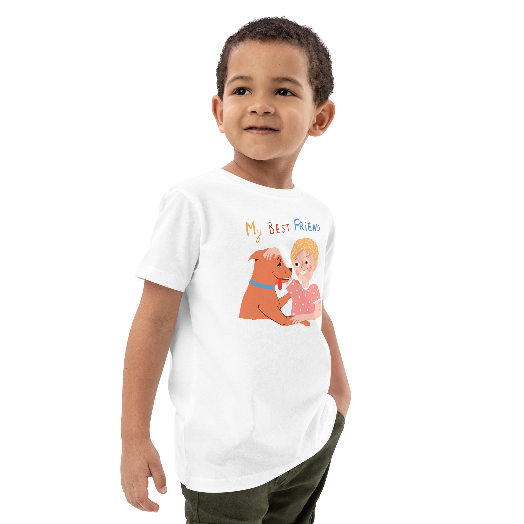 Organic Cotton Kids T-Shirt - My Best Friend LT