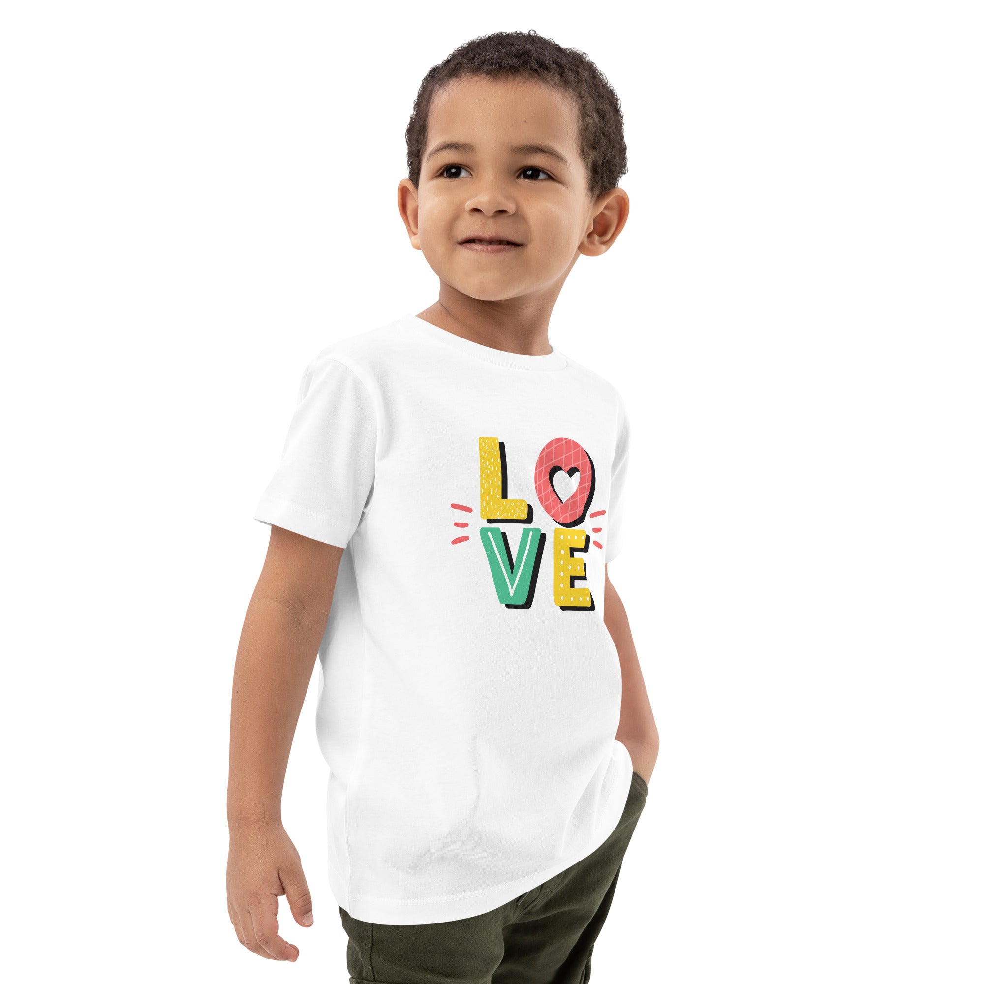 Organic Cotton Kids T-Shirt - LOVE LT