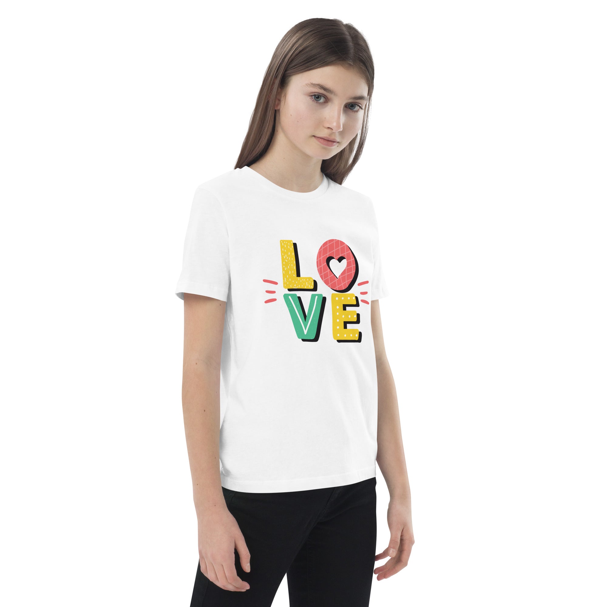 Organic Cotton Kids T-Shirt - LOVE LT