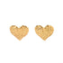 Retro Geometric Titanium Steel 18K Gold Plated Ear Studs