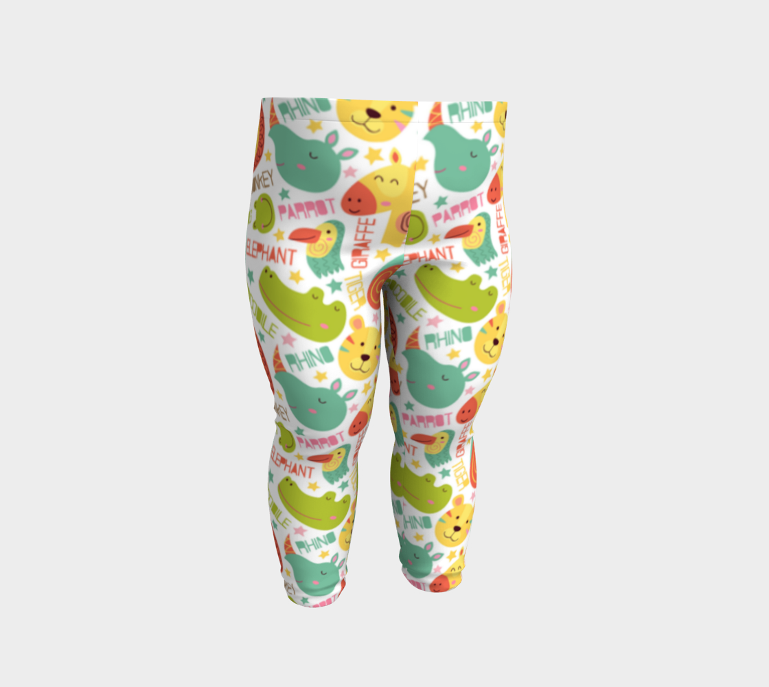 Baby Leggings - Who's Who at the Zoo
