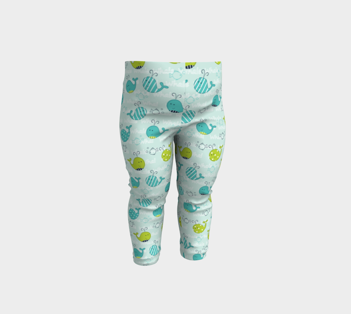 Baby Leggings - A Whale of a Tale