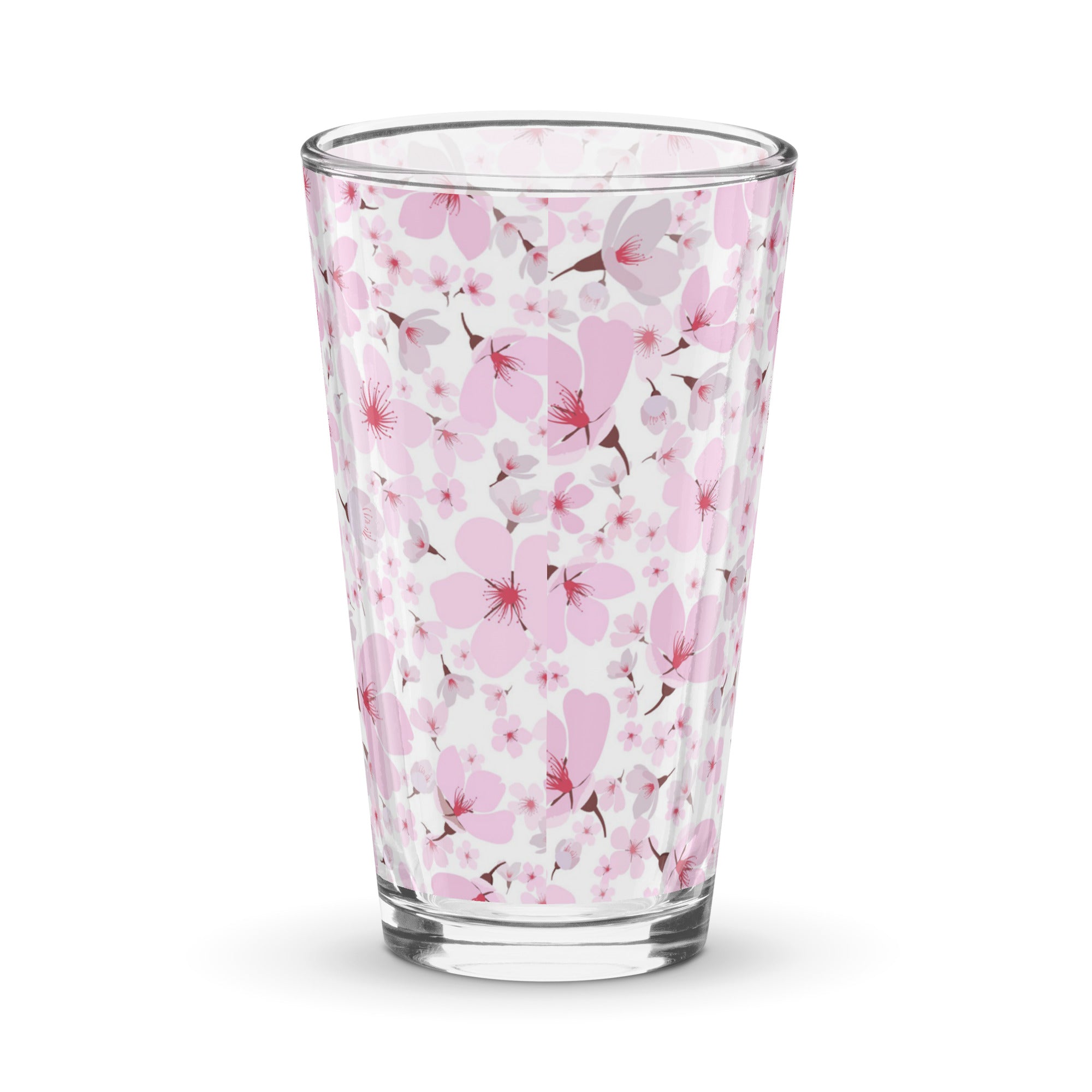 Verre à pinte shaker (16oz) - Fleurs de cerisier