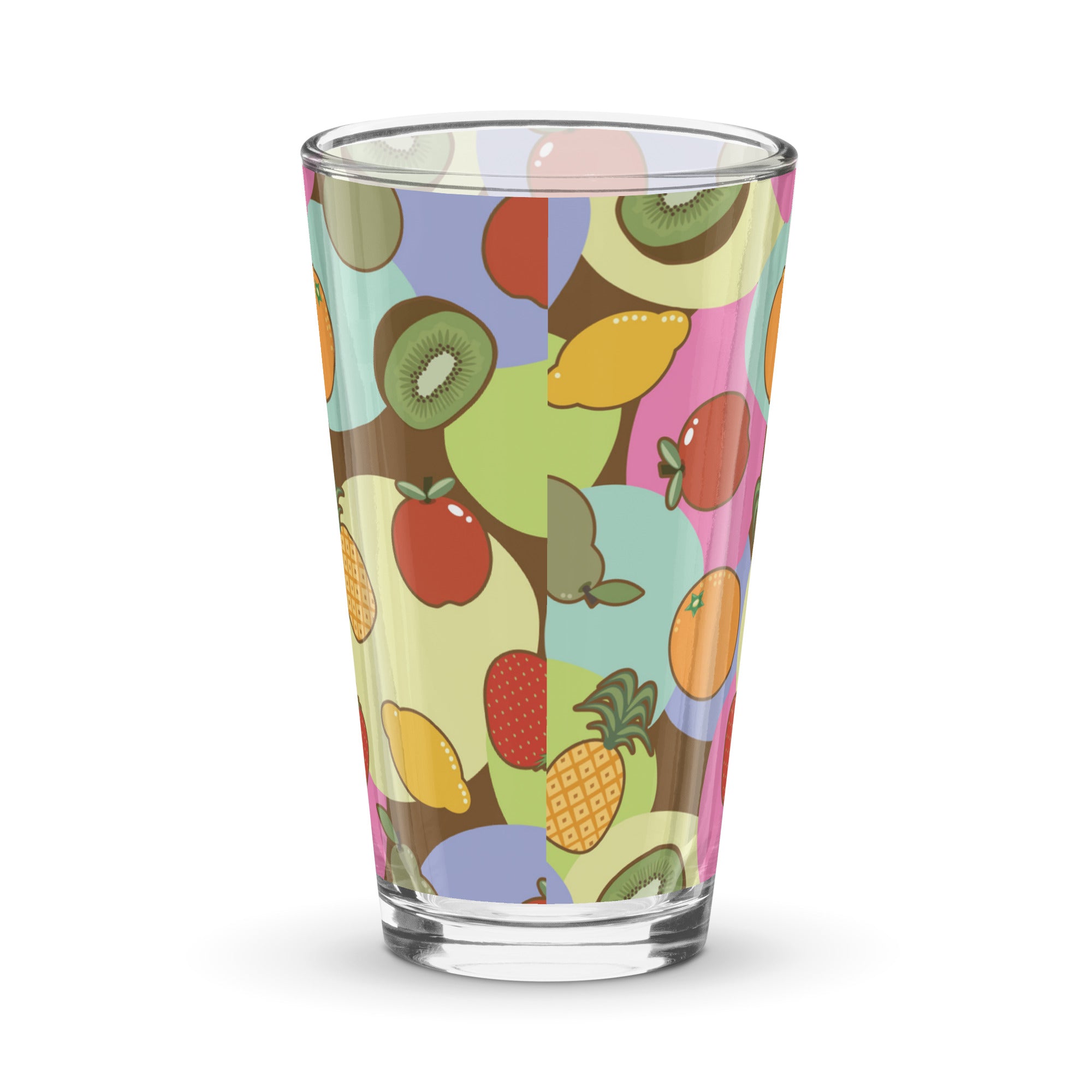 Vaso de pinta coctelera (16 oz) - Tutti Frutti