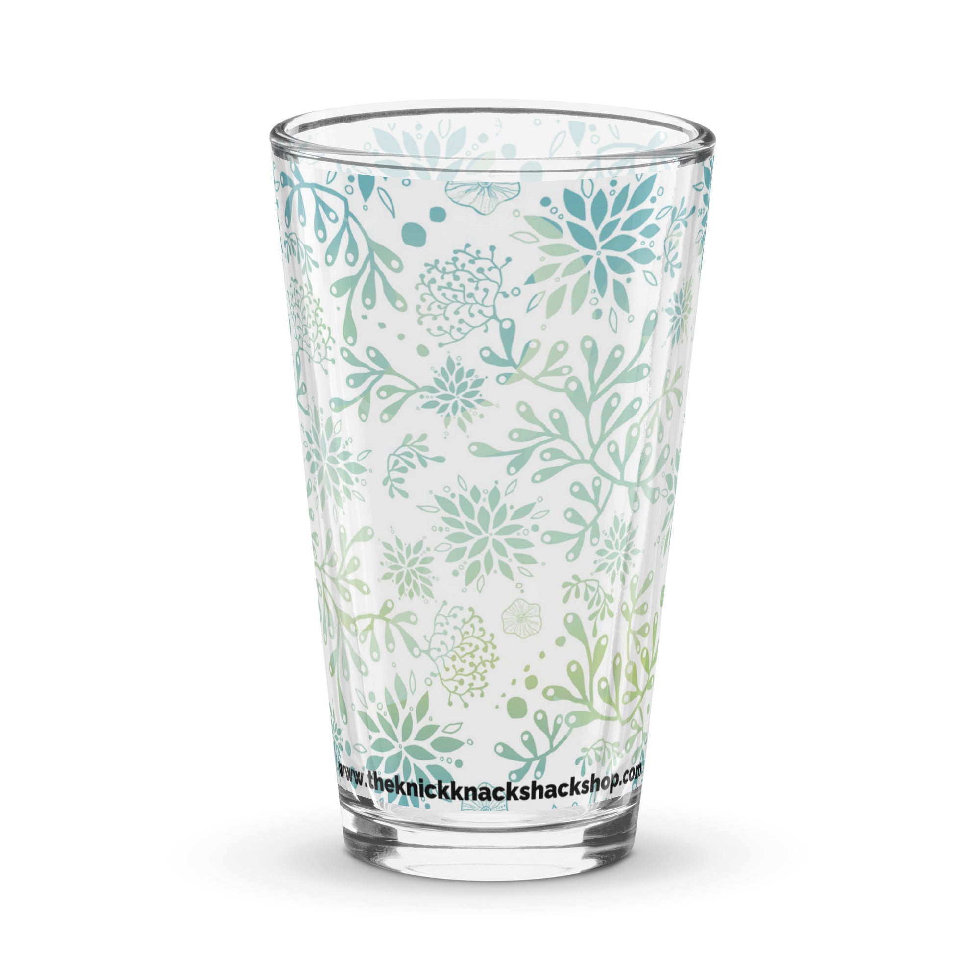 Shaker Pint Glass (16oz) - Seaweed