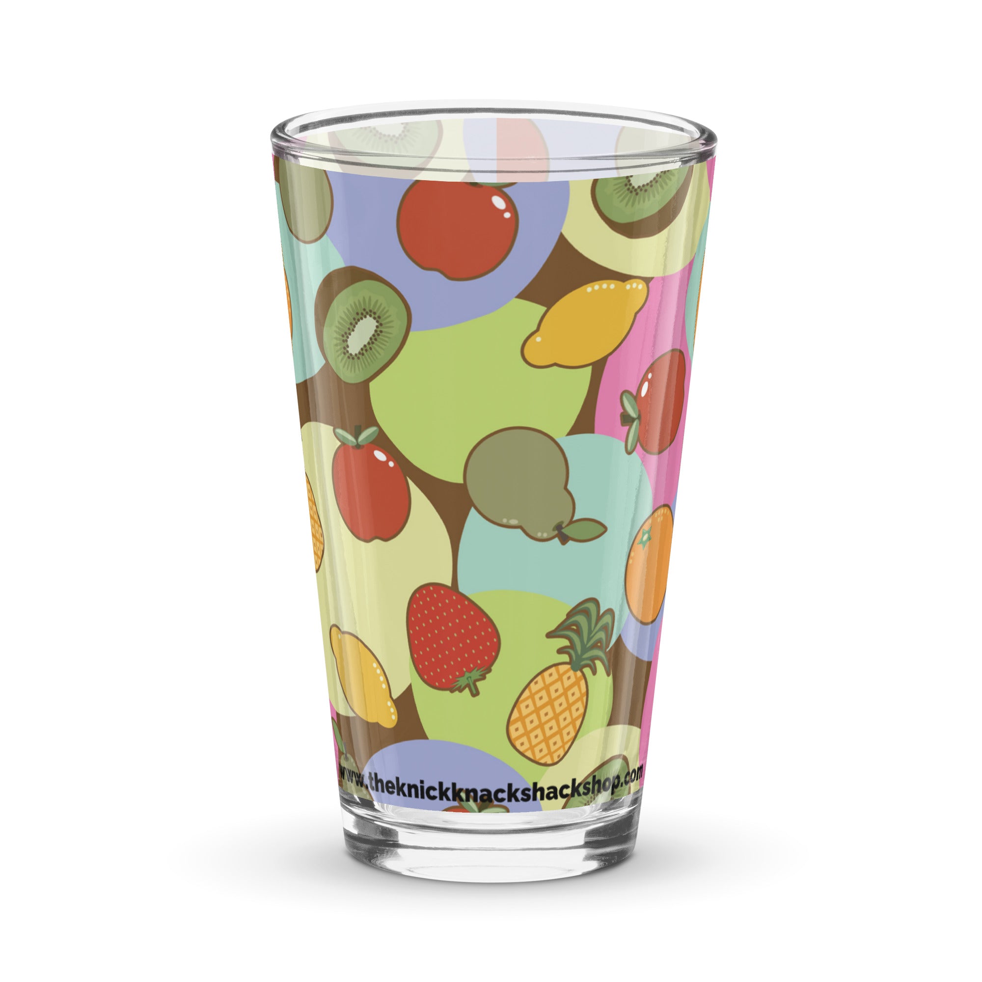 Shaker Pint Glass (16oz) - Tutti Frutti