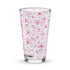 Vaso de pinta Shaker (16 oz) - Flores de cerezo