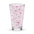 Shaker Pint Glass (16oz) - Cherry Blossoms