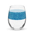 Stemless Wine Glass (15oz) - Blue Water
