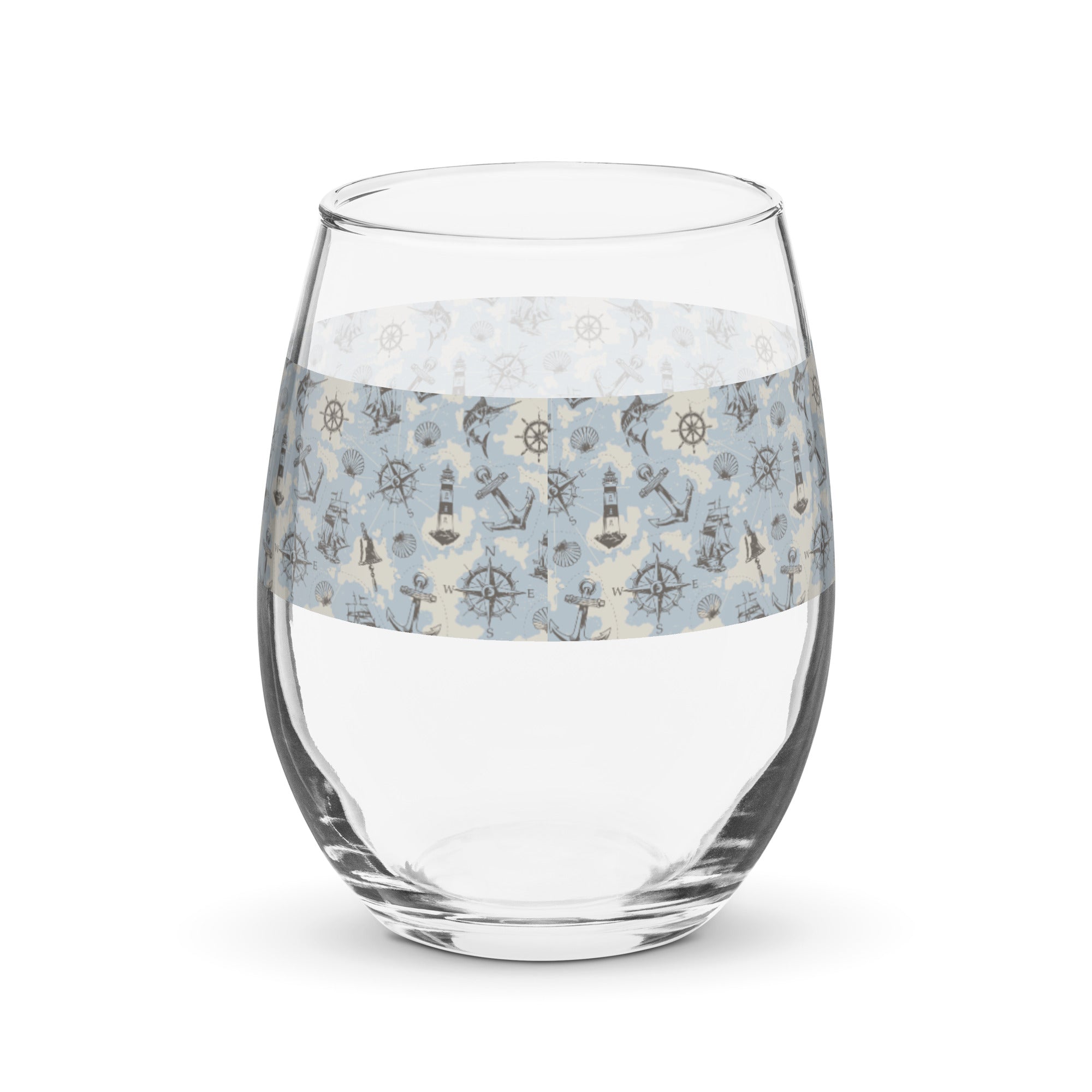 Stemless Wine Glass (15oz) - The Navigator