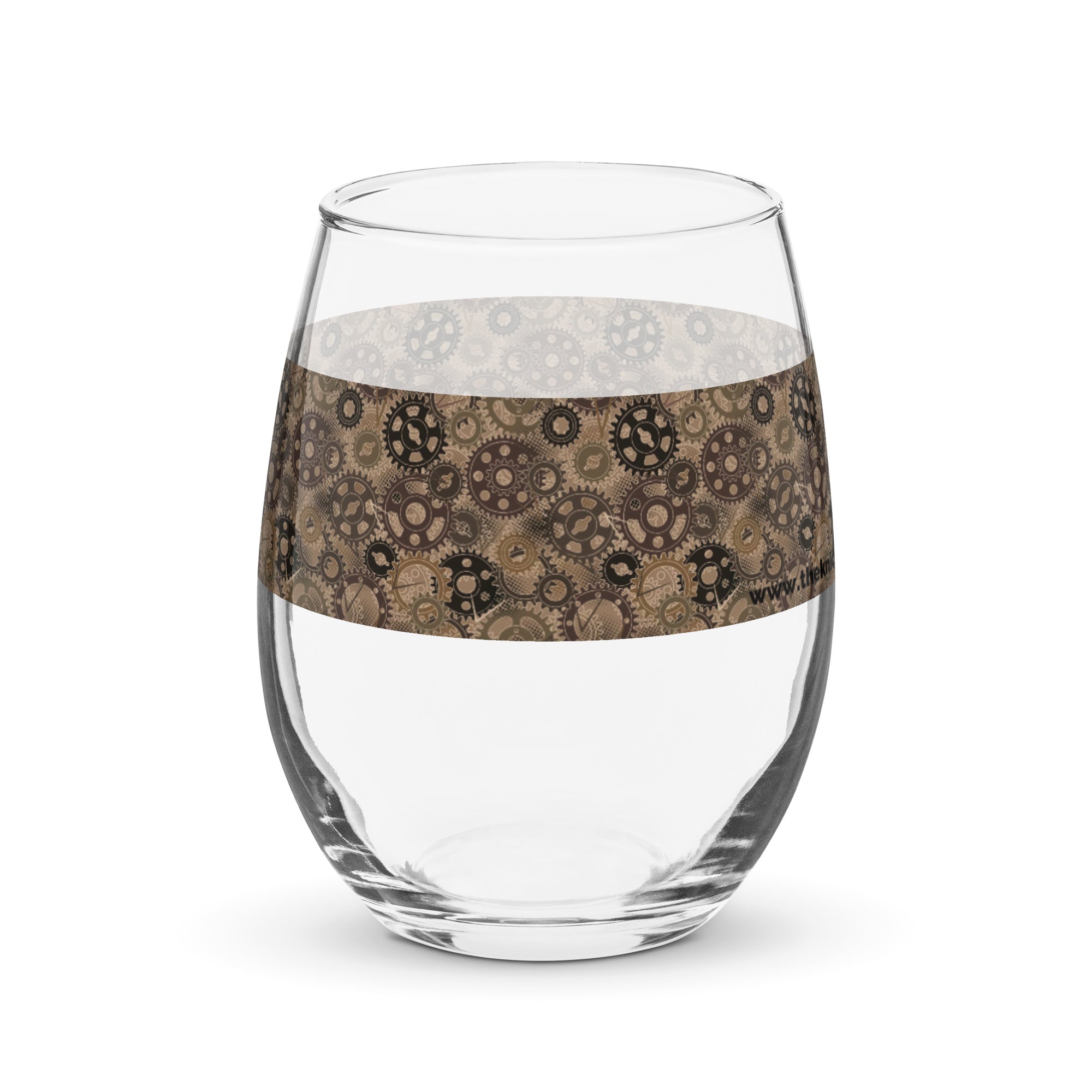 Stemless Wine Glass (15oz) - Clockwork