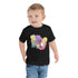 Toddler Short Sleeve Tee - Blocks (Black)