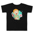 Toddler Short Sleeve Tee - Crayon (Black)