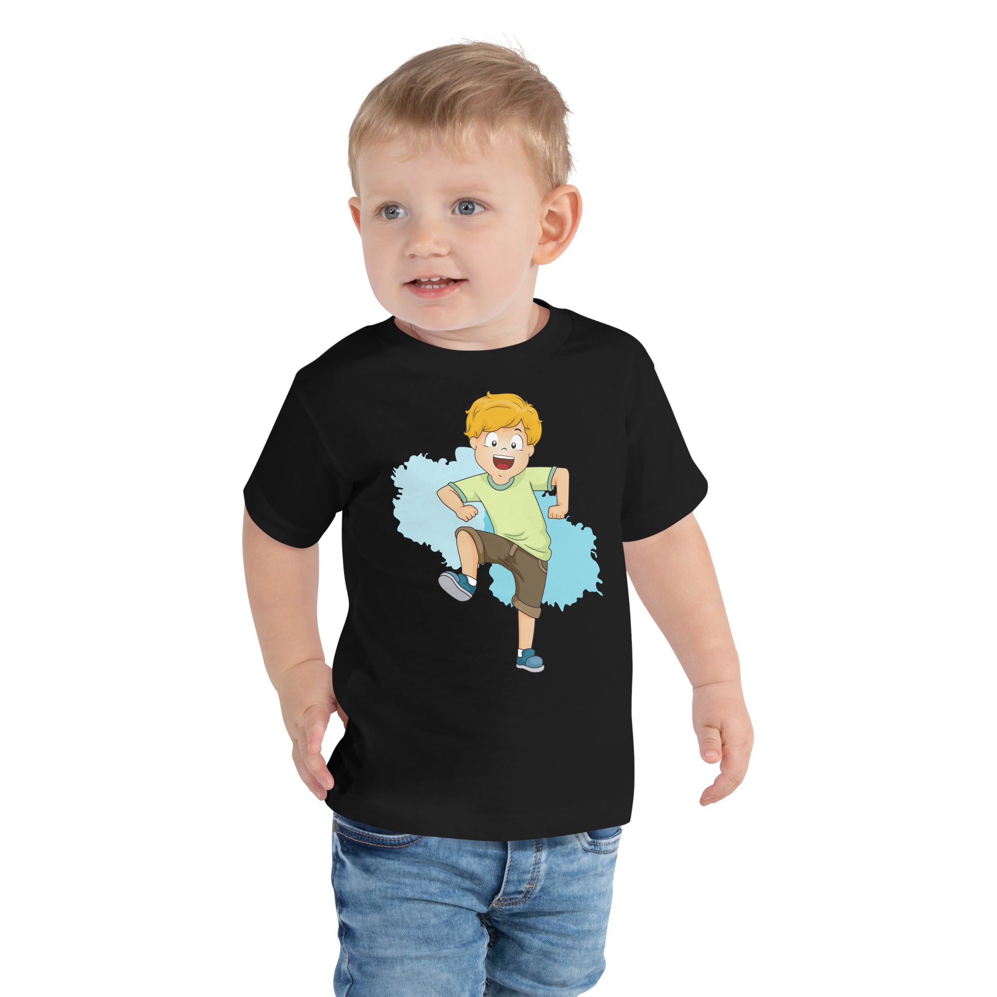 Toddler Short Sleeve Tee - Dance (Black)