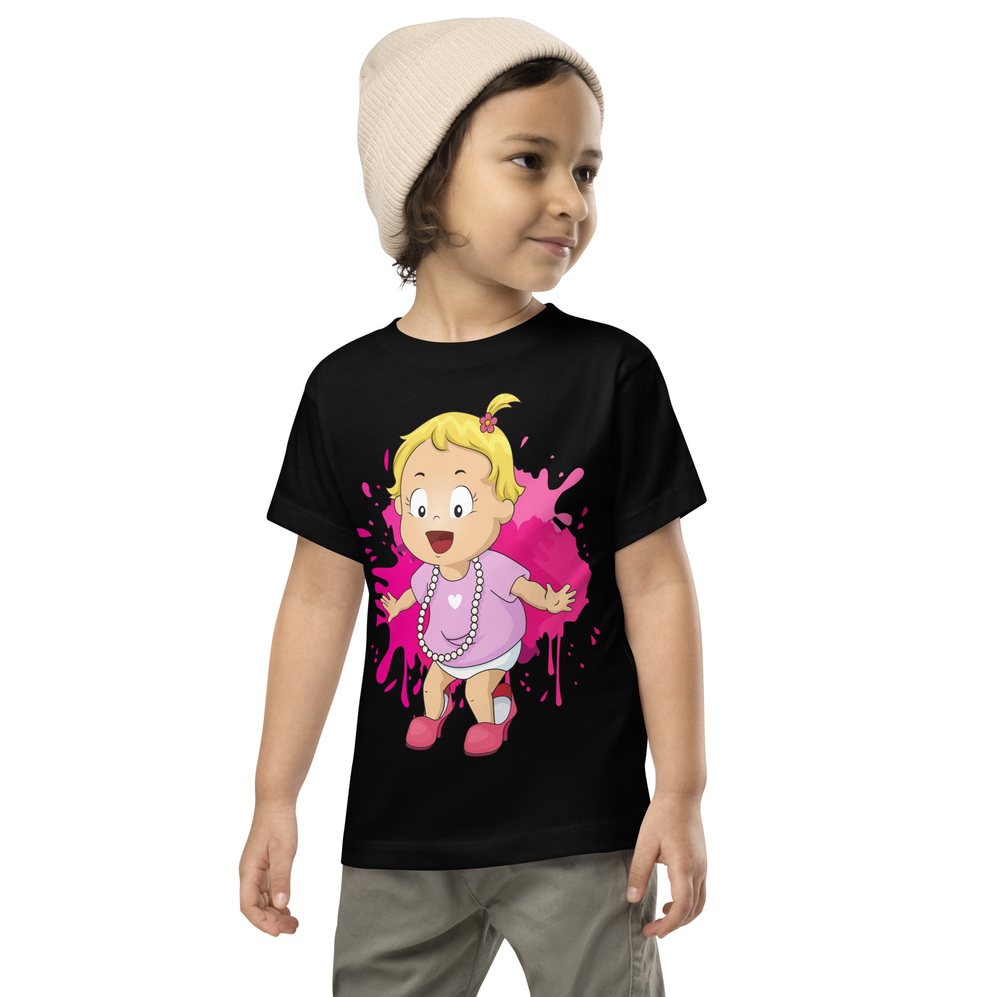 Toddler Short Sleeve Tee - Dress-Up (Black)