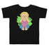 Camiseta de manga corta para niños pequeños - Peekaboo (negro)