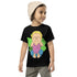 Toddler Short Sleeve Tee - Peekaboo (Black)