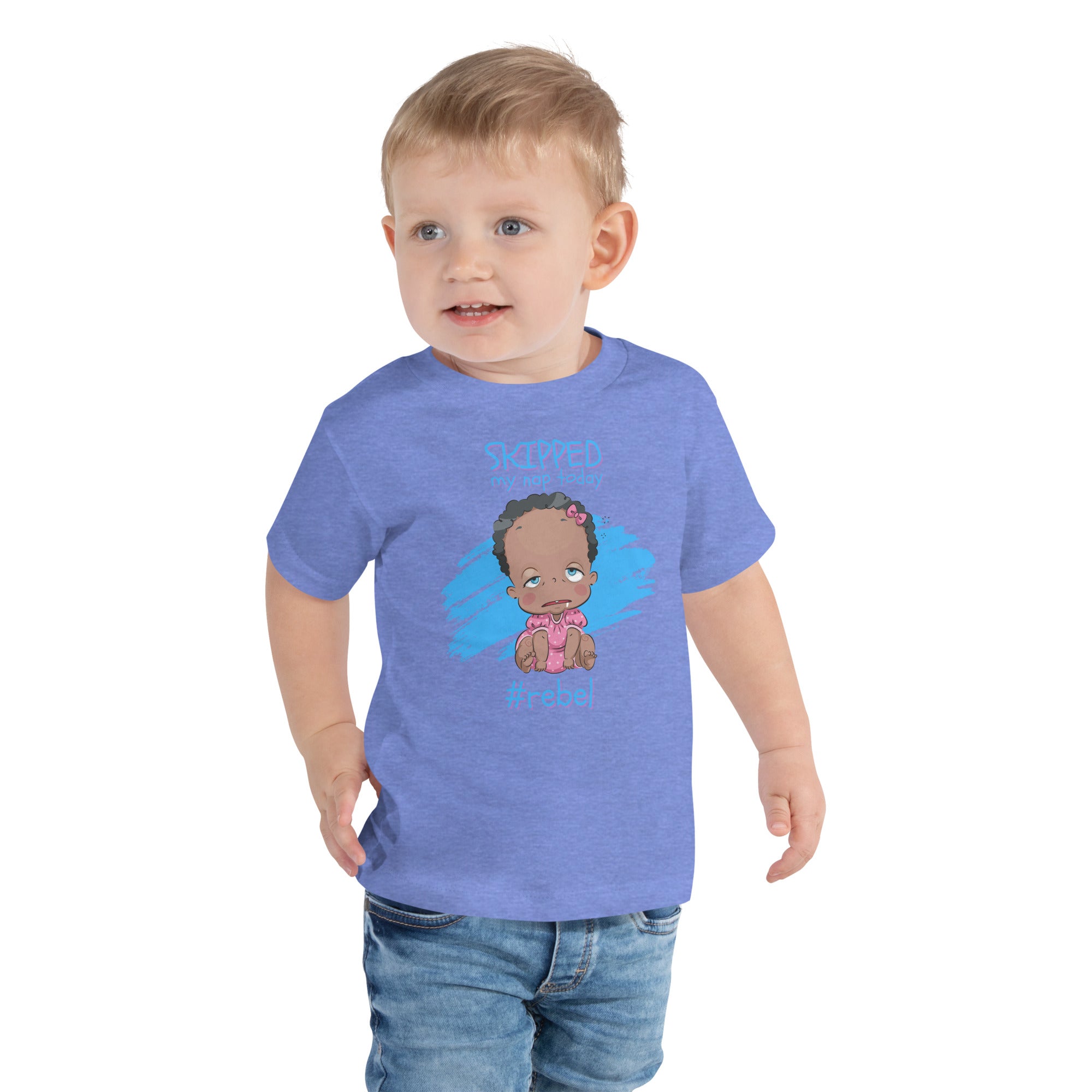 Toddler Short Sleeve Tee - #Rebel (Colors)