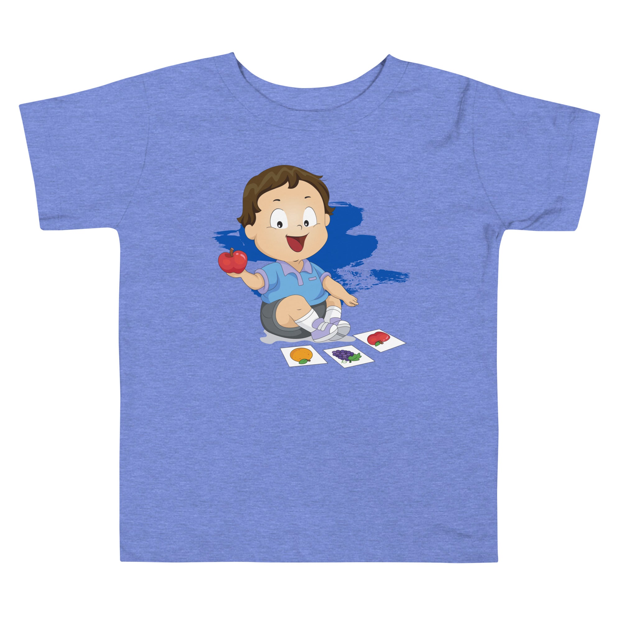 Camiseta de manga corta para niños pequeños - Apple (Colores)