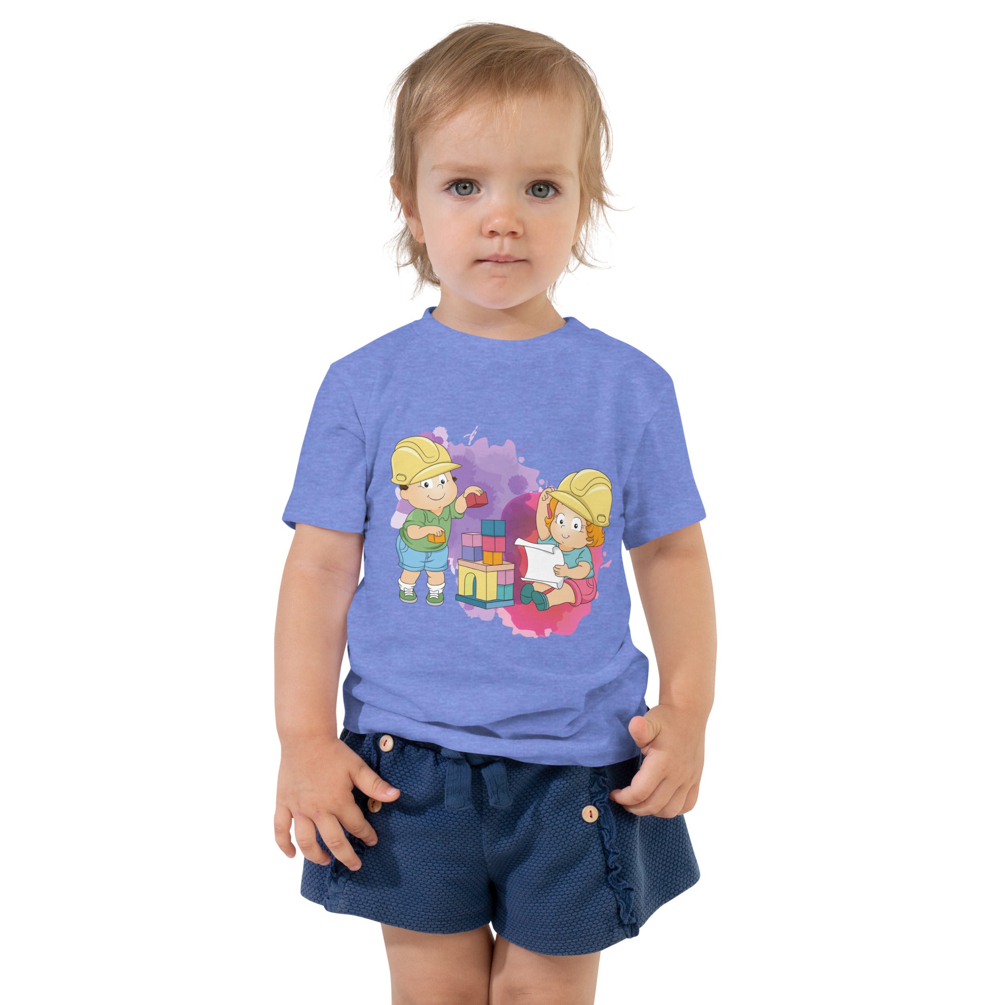 Toddler Short Sleeve Tee - Blocks (Colors)