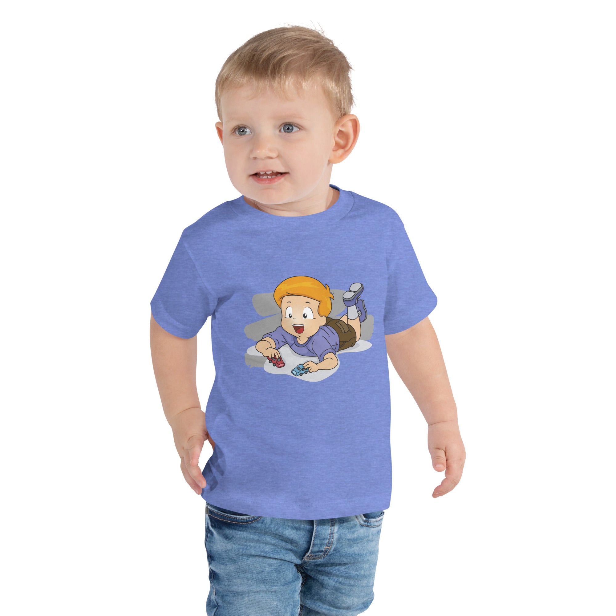 Camiseta de manga corta para niño pequeño - Cars (Colores)