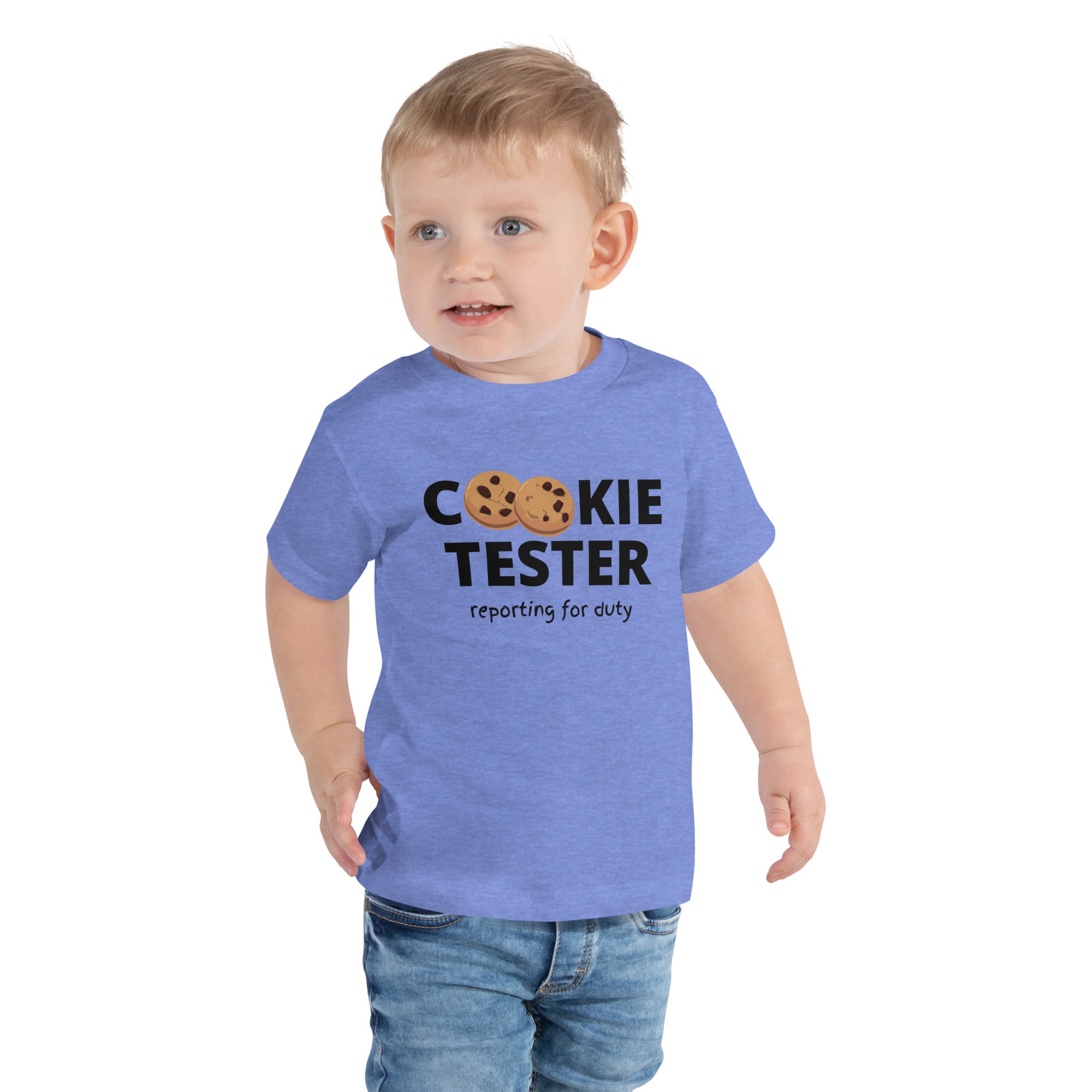 Toddler Short Sleeve Tee - Cookie Tester (Colors)