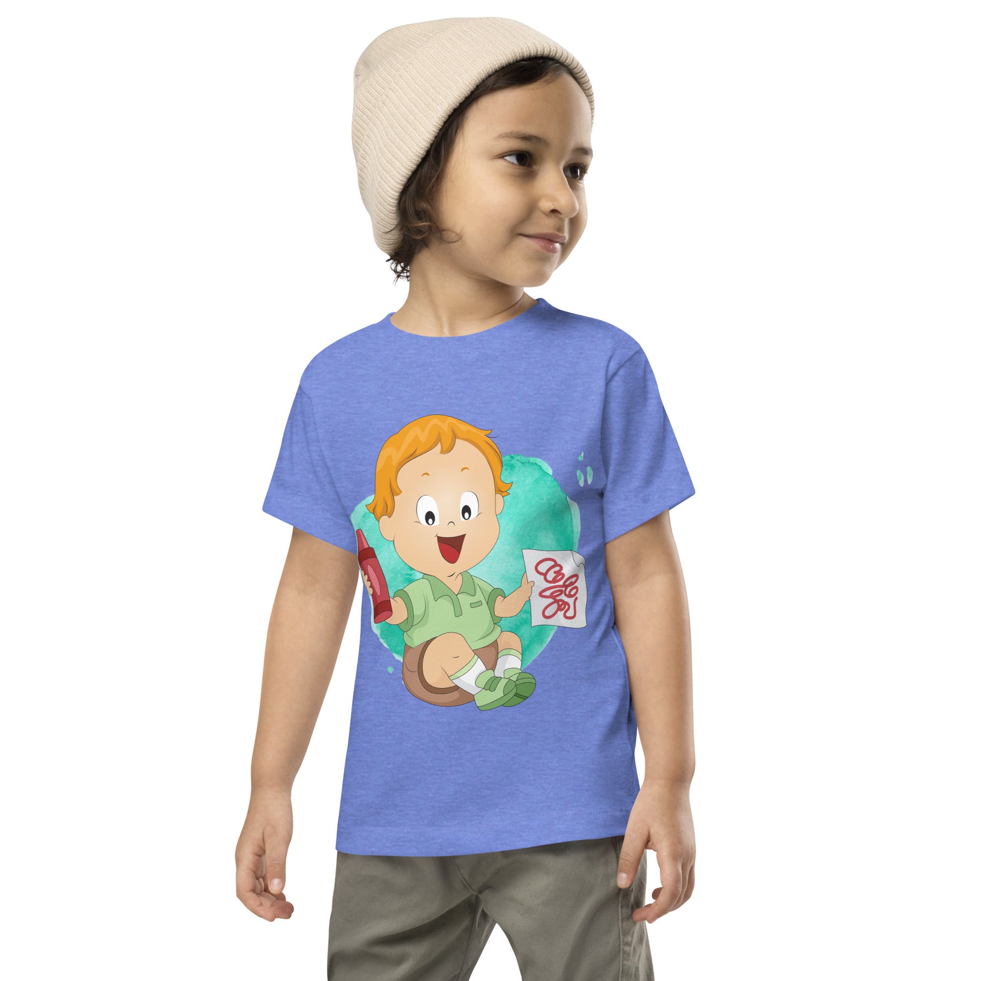 Toddler Short Sleeve Tee - Crayon (Colors)