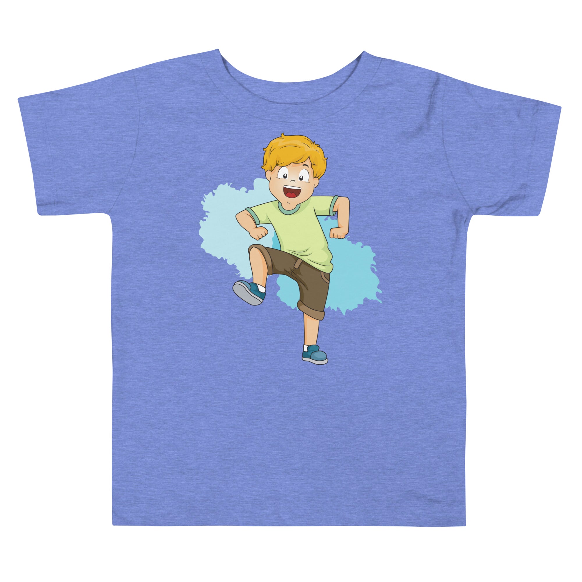 Camiseta de manga corta para niños pequeños - Danza (Colores)