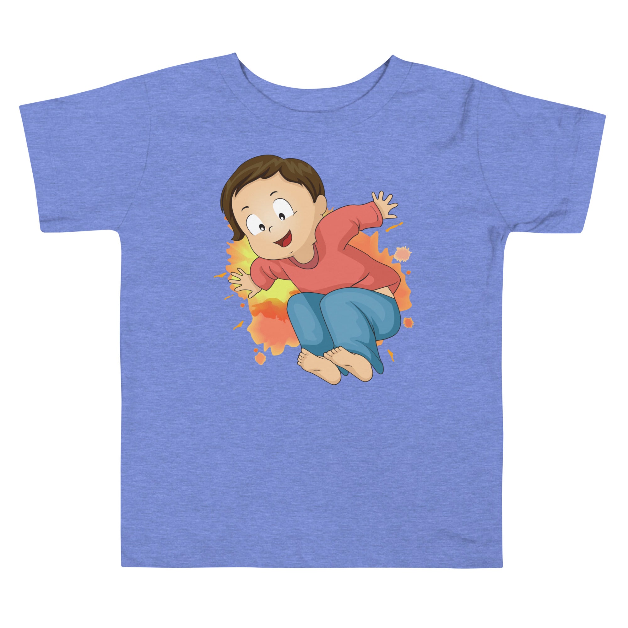 Camiseta de manga corta para niños pequeños - Jump (Colores)