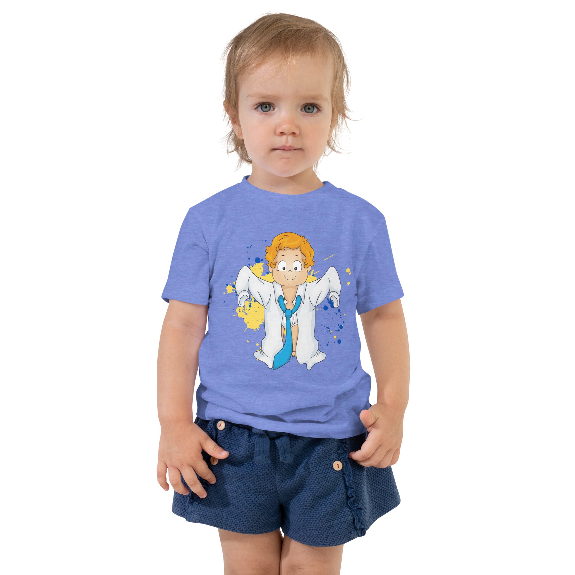 Camiseta de manga corta para niños pequeños - Just Like Dad (Colores)