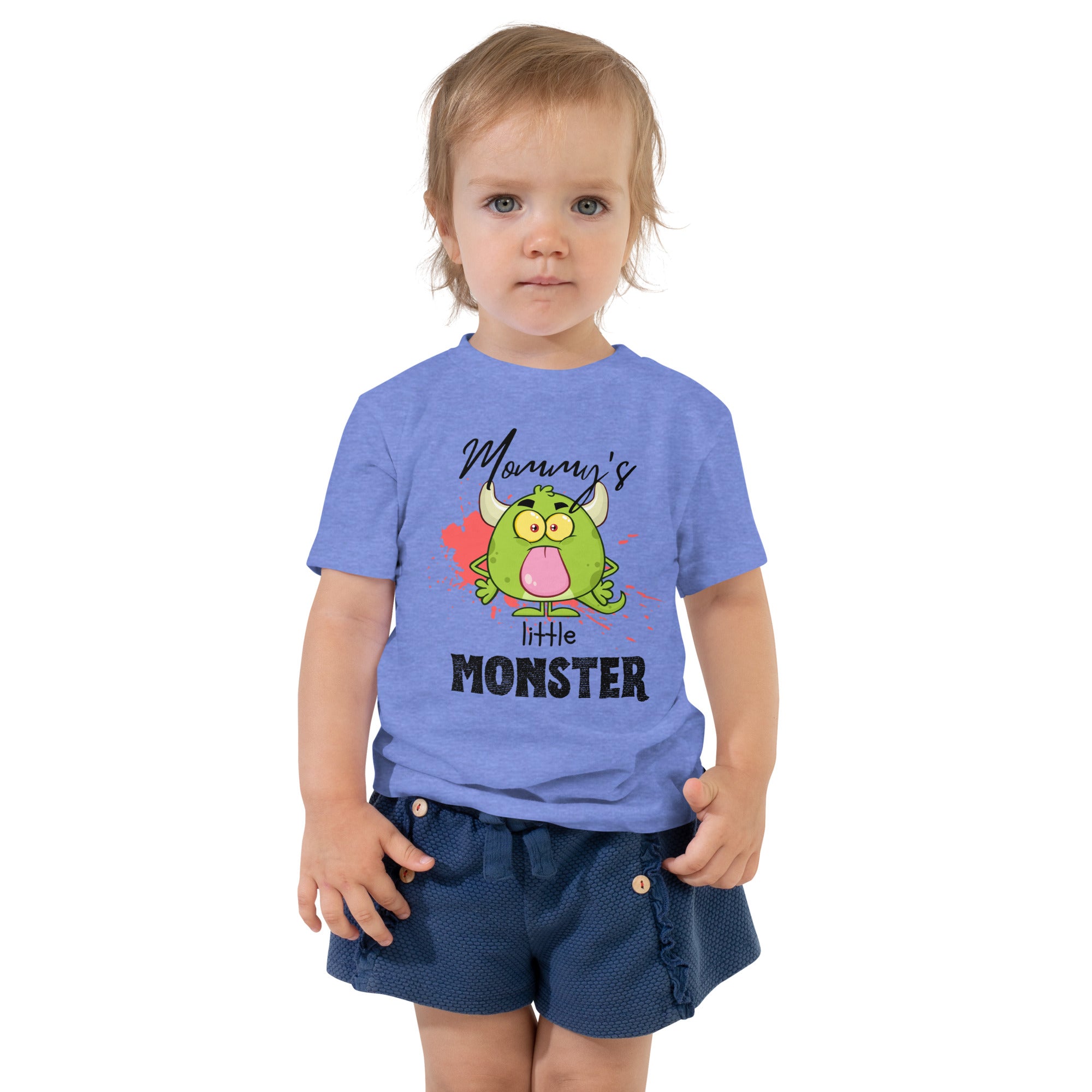 Camiseta de manga corta para niños pequeños - Little Monster (Colores)