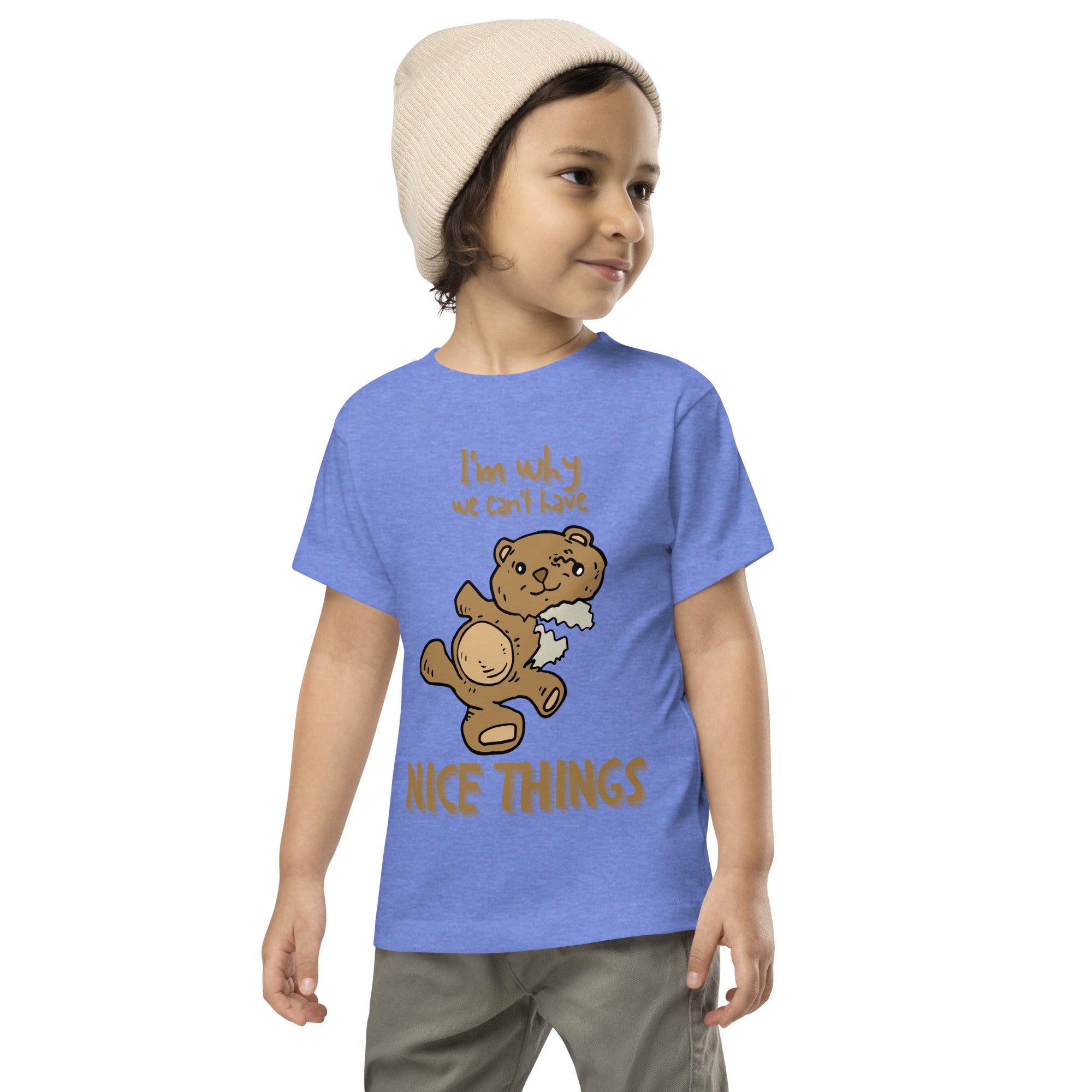 Camiseta de manga corta para niños pequeños - Nice Things (Colores)