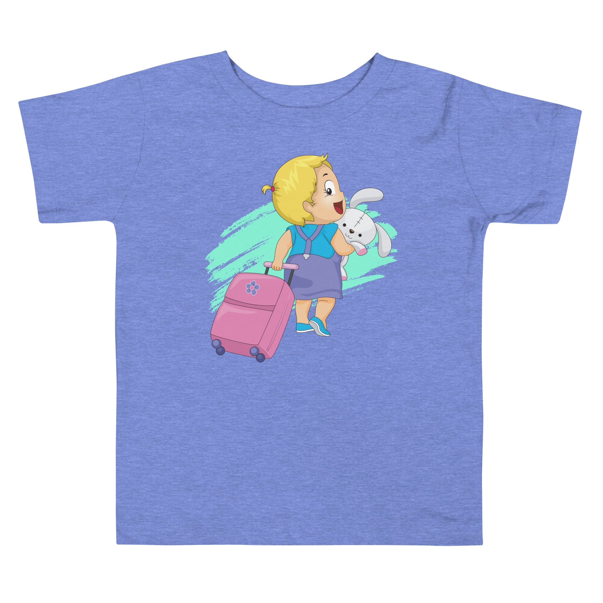 Camiseta de manga corta para niños pequeños - A casa de la abuela (colores)