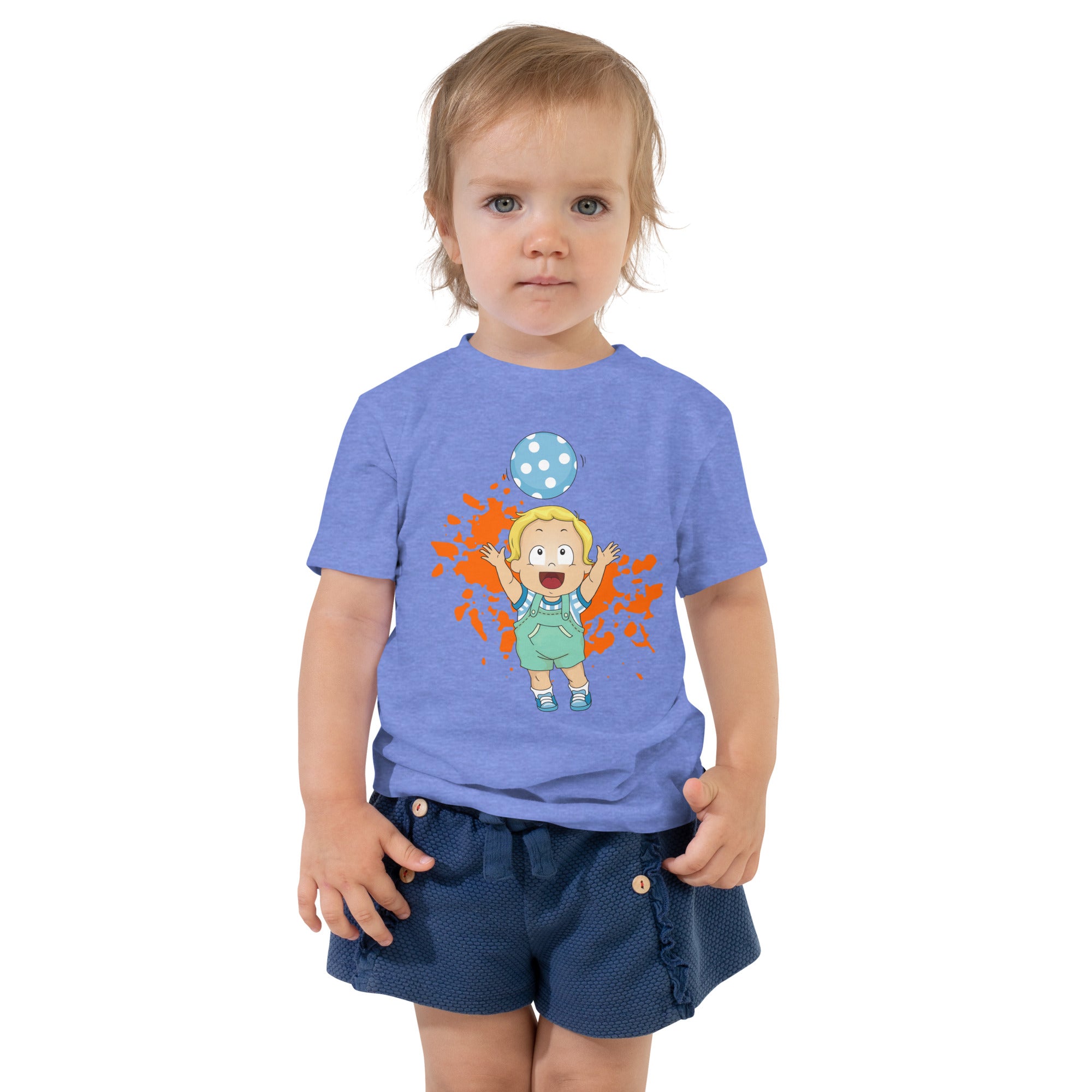 Toddler Short Sleeve Tee - Play Ball (Colors)