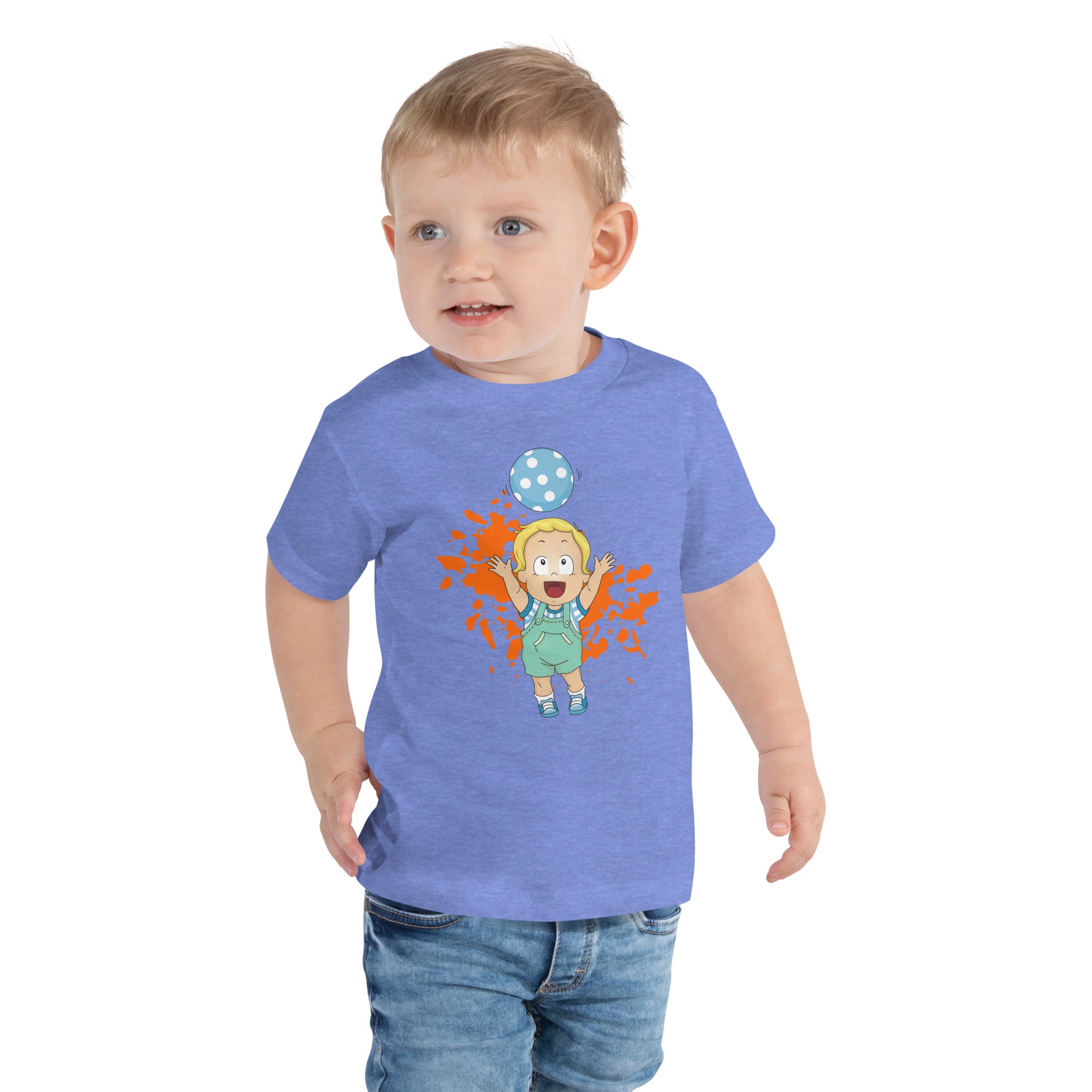 Toddler Short Sleeve Tee - Play Ball (Colors)