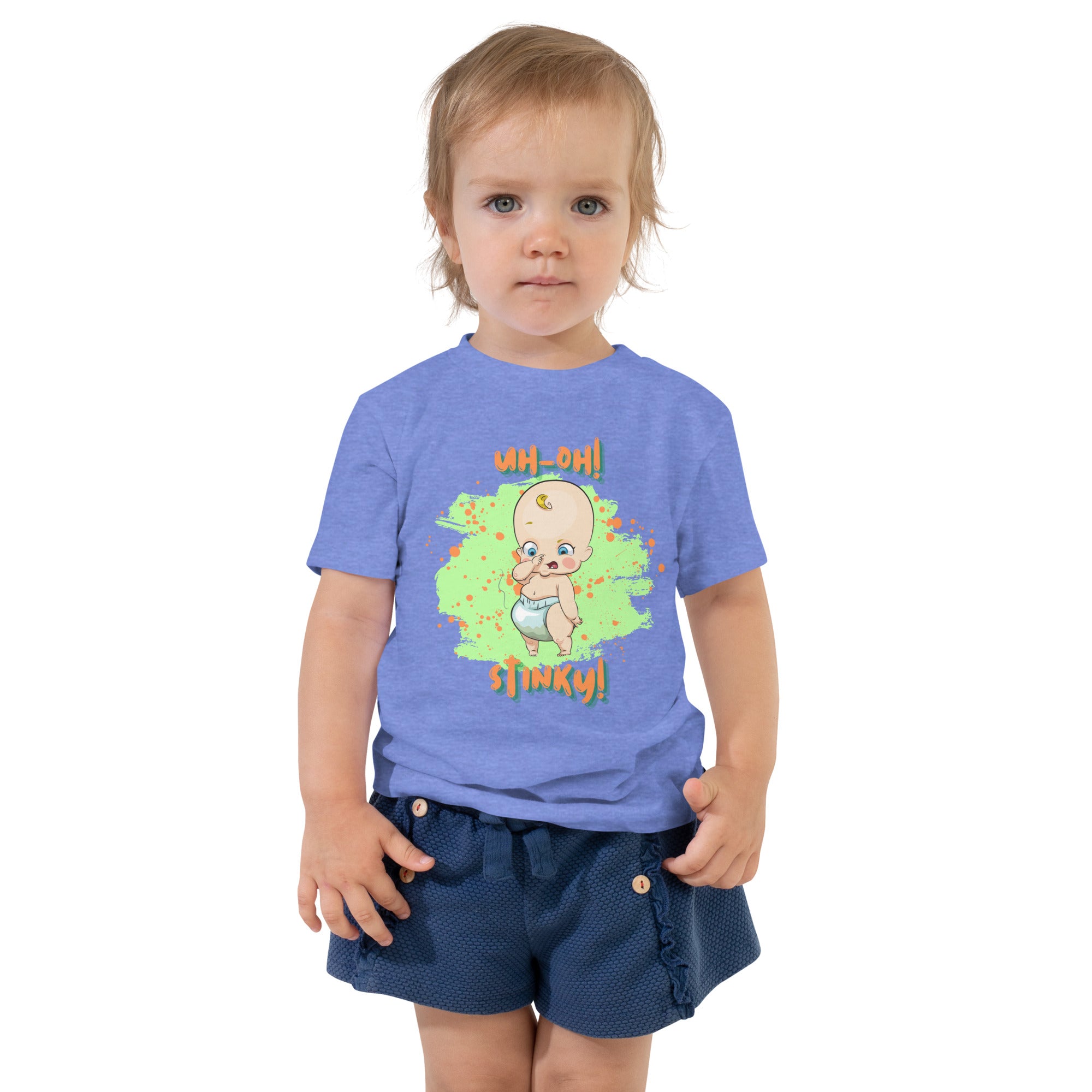 Camiseta de manga corta para niños pequeños - Stinky (Colores)