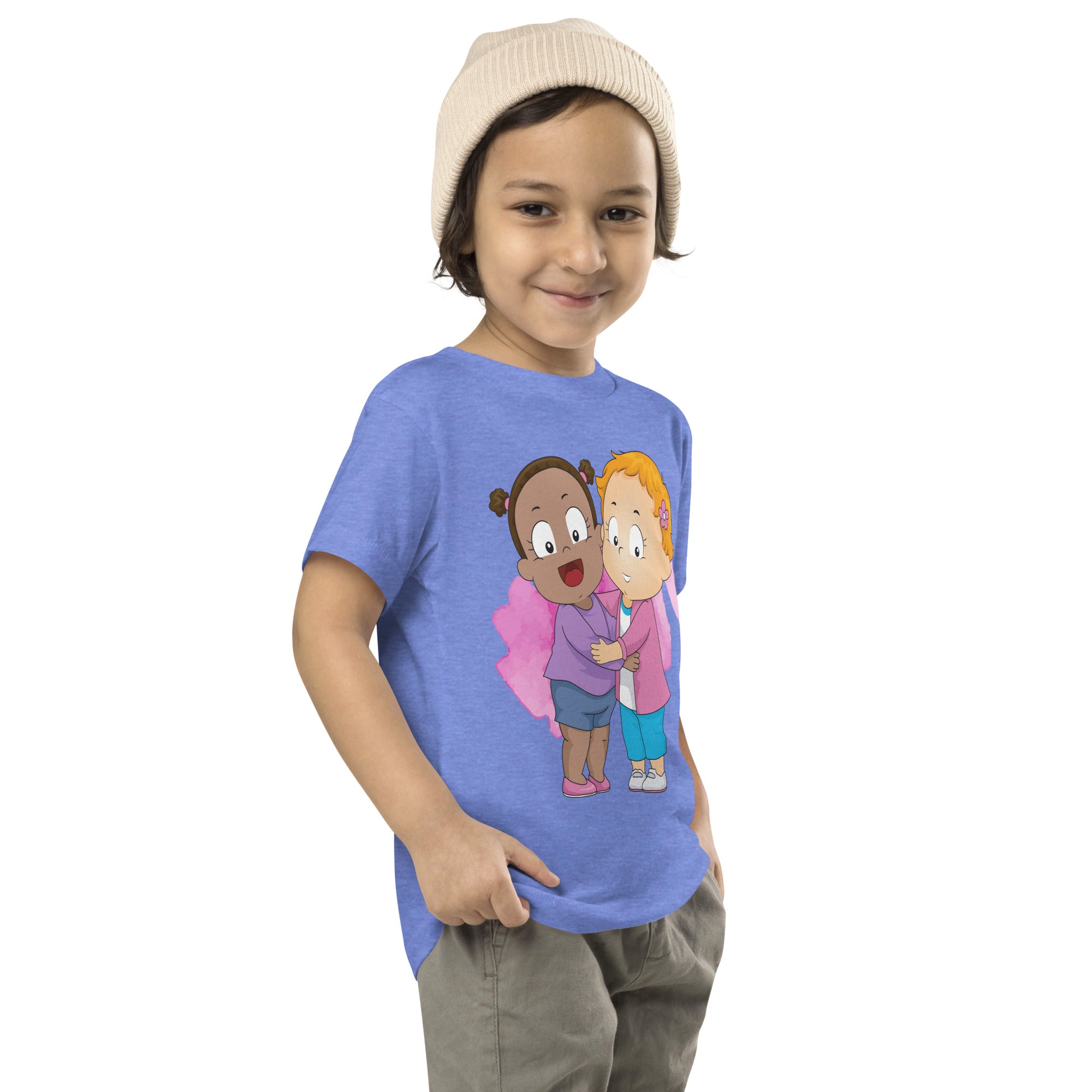 Toddler Short Sleeve Tee - Besties (Colors)