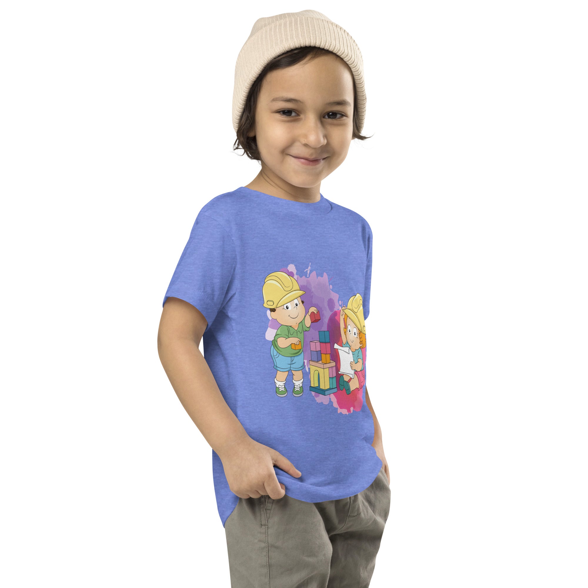 Toddler Short Sleeve Tee - Blocks (Colors)