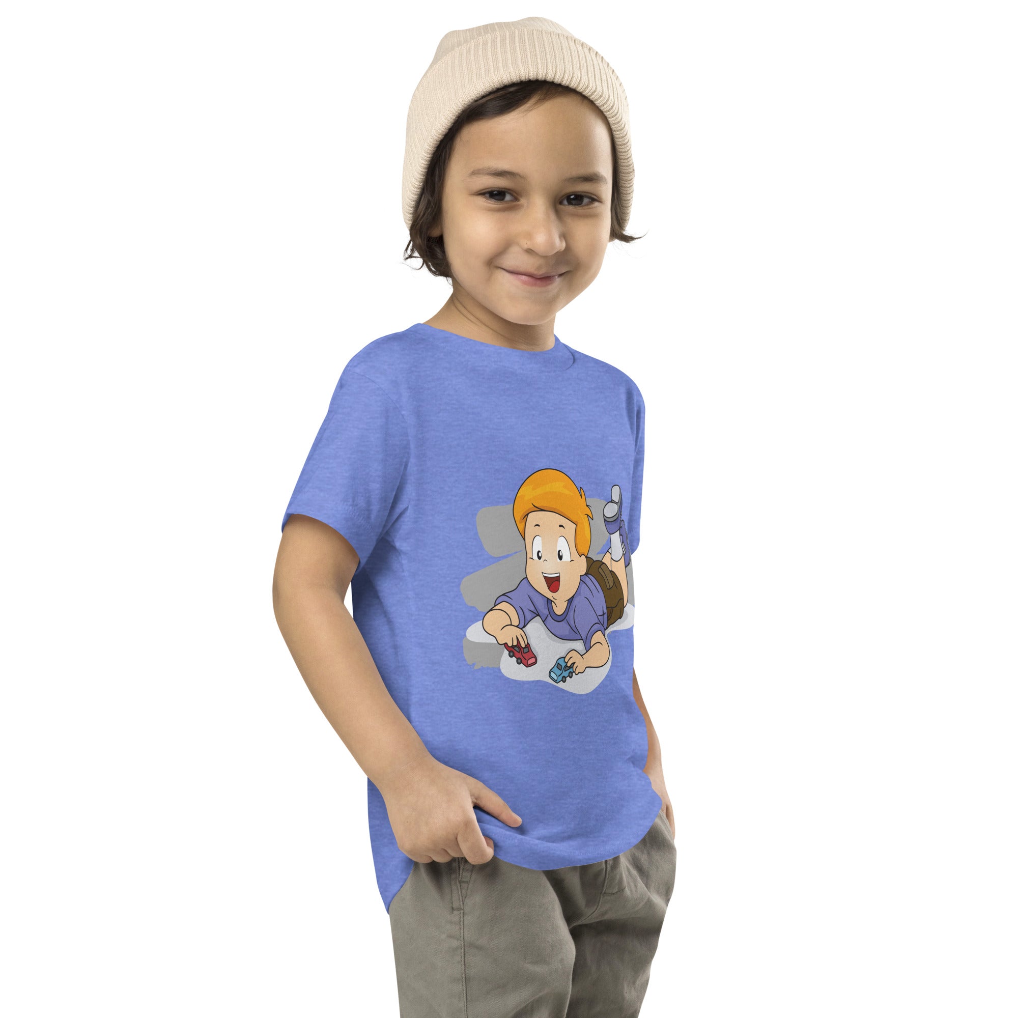 Camiseta de manga corta para niño pequeño - Cars (Colores)