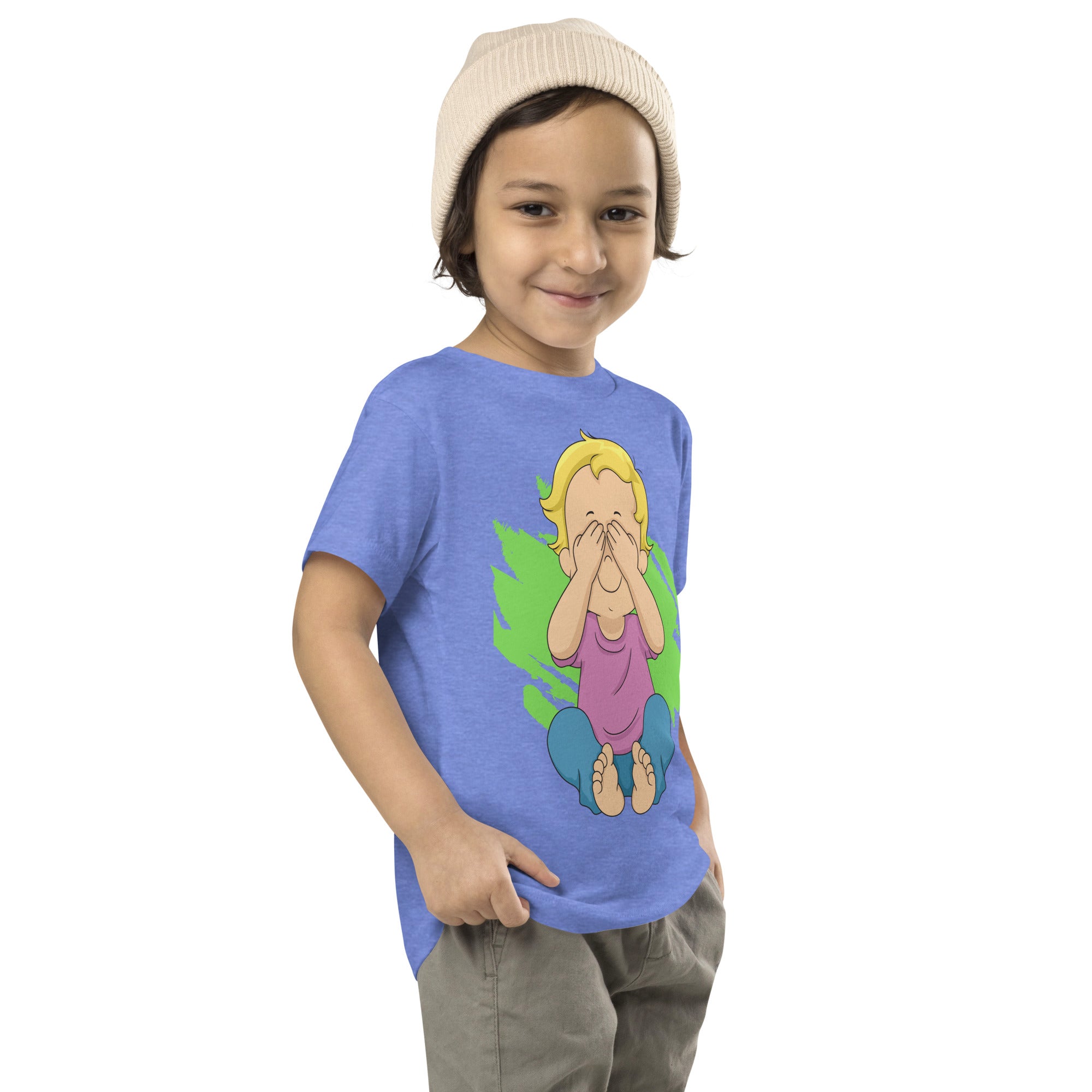 Toddler Short Sleeve Tee - Peekaboo (Colors)