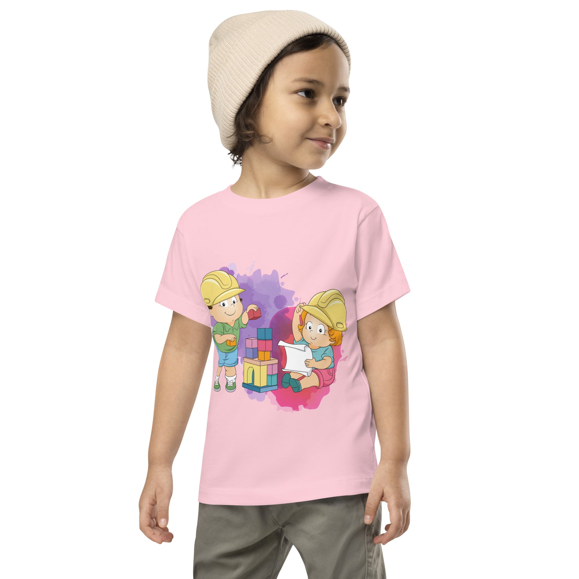 Toddler Short Sleeve Tee - Blocks (Colors)