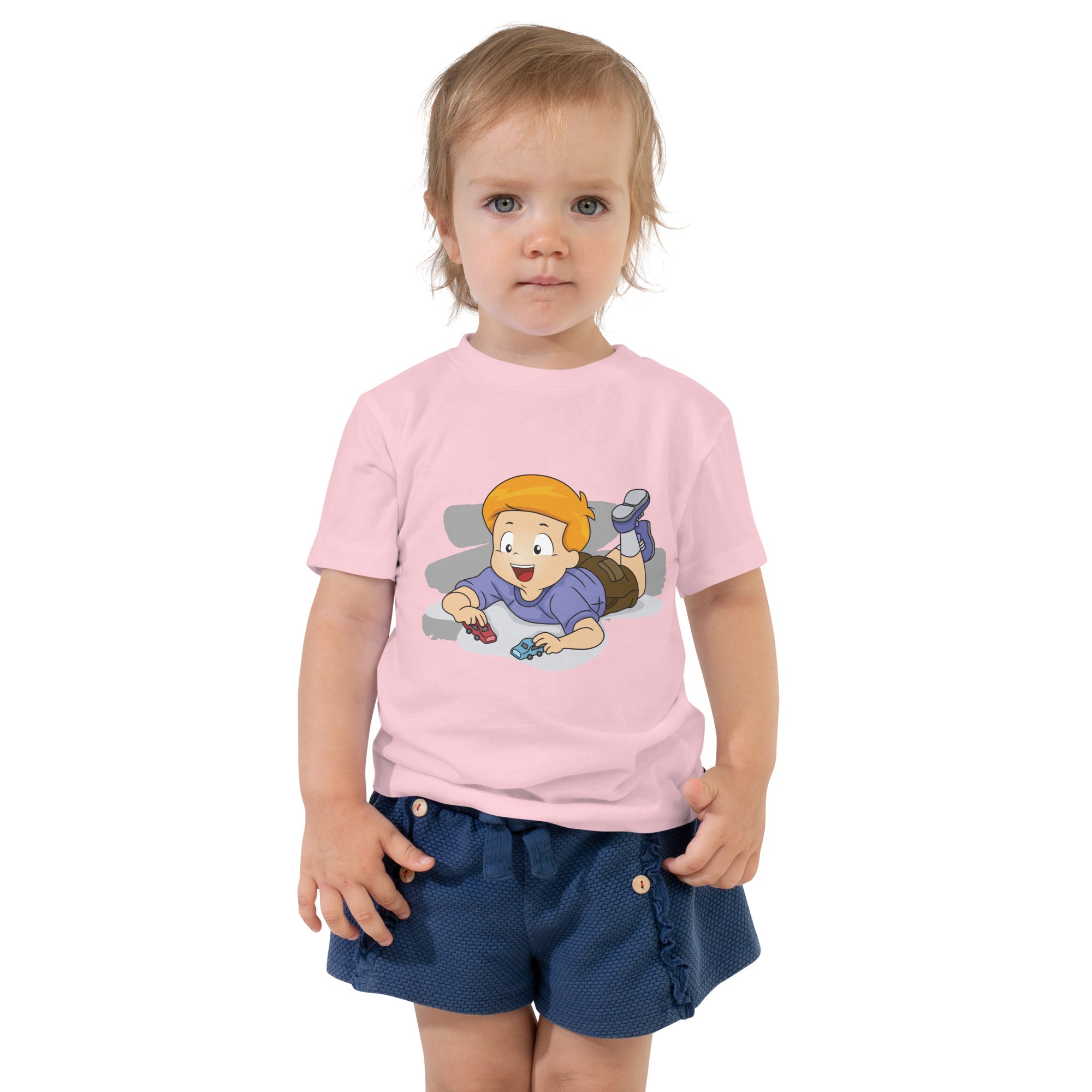 Camiseta de manga corta para niño pequeño - Cars (Colores)