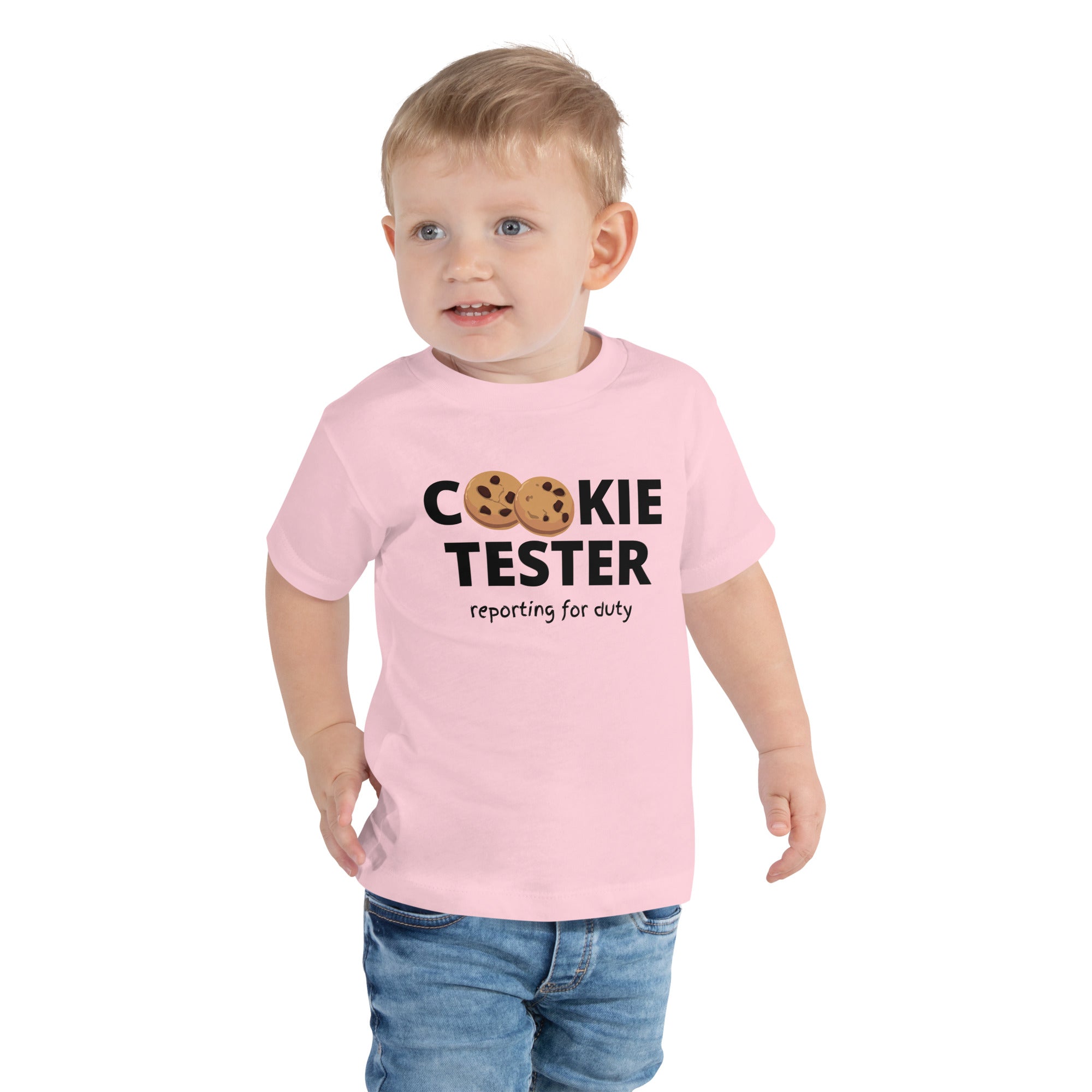 Toddler Short Sleeve Tee - Cookie Tester (Colors)