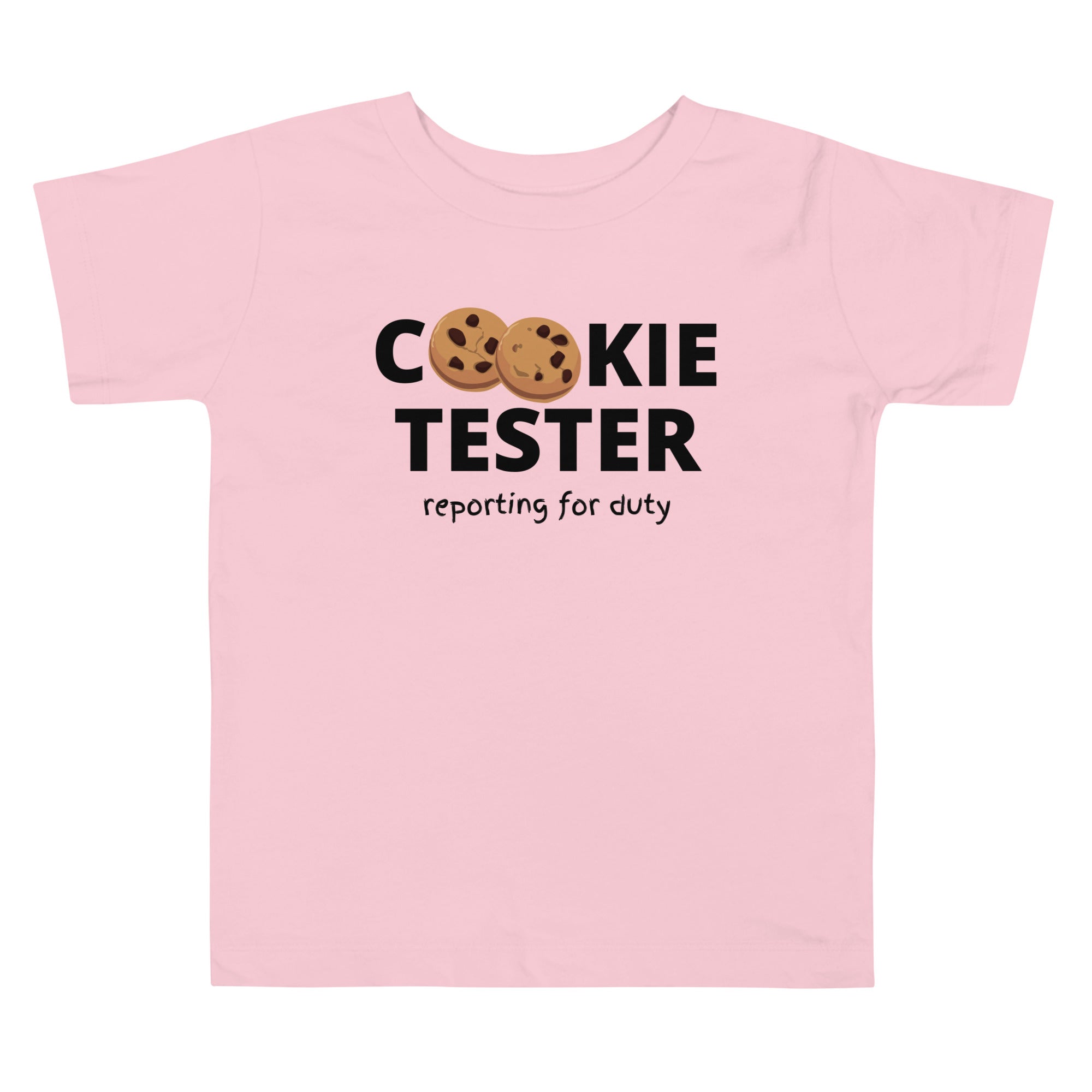 Camiseta de manga corta para niños pequeños - Probador de galletas (colores)