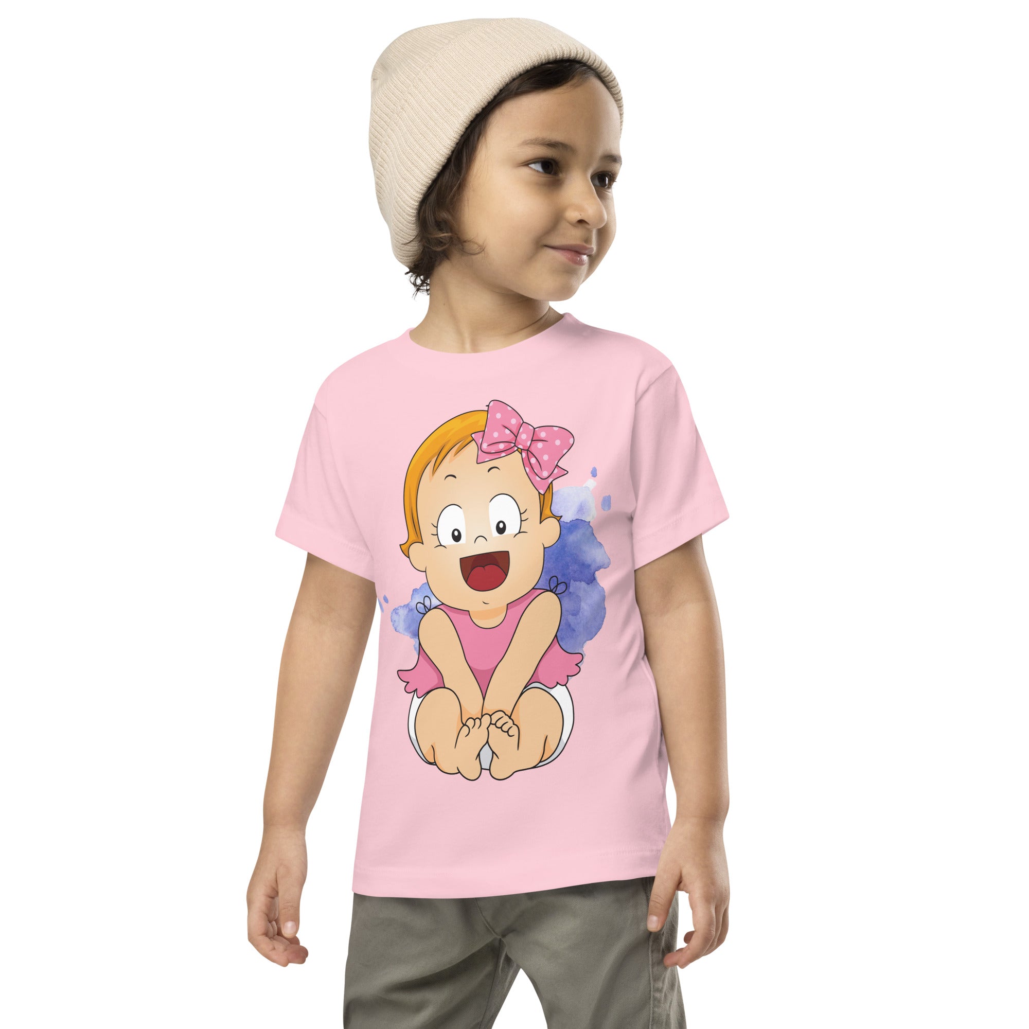 Toddler Short Sleeve Tee - Cutie (Colors)