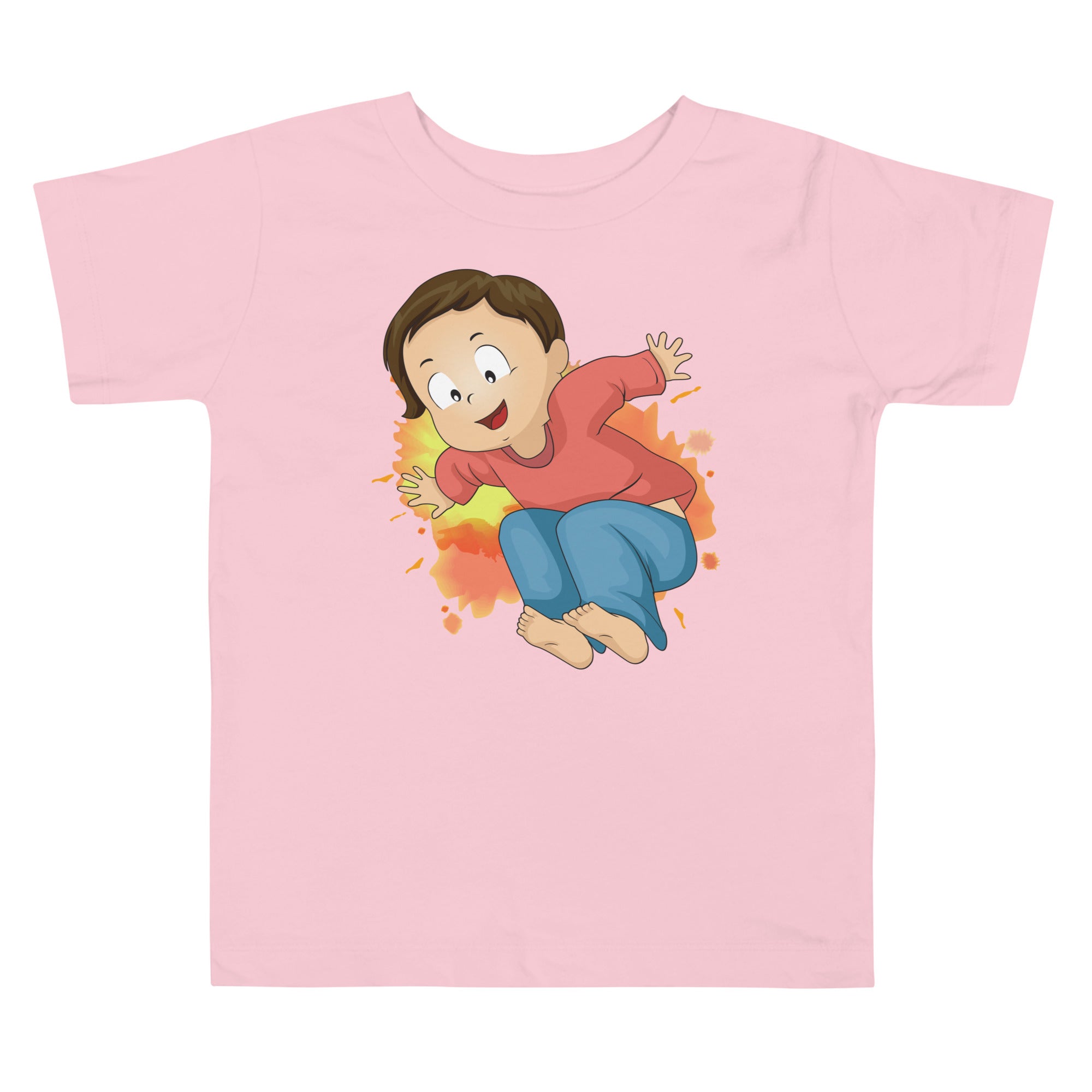 Camiseta de manga corta para niños pequeños - Jump (Colores)