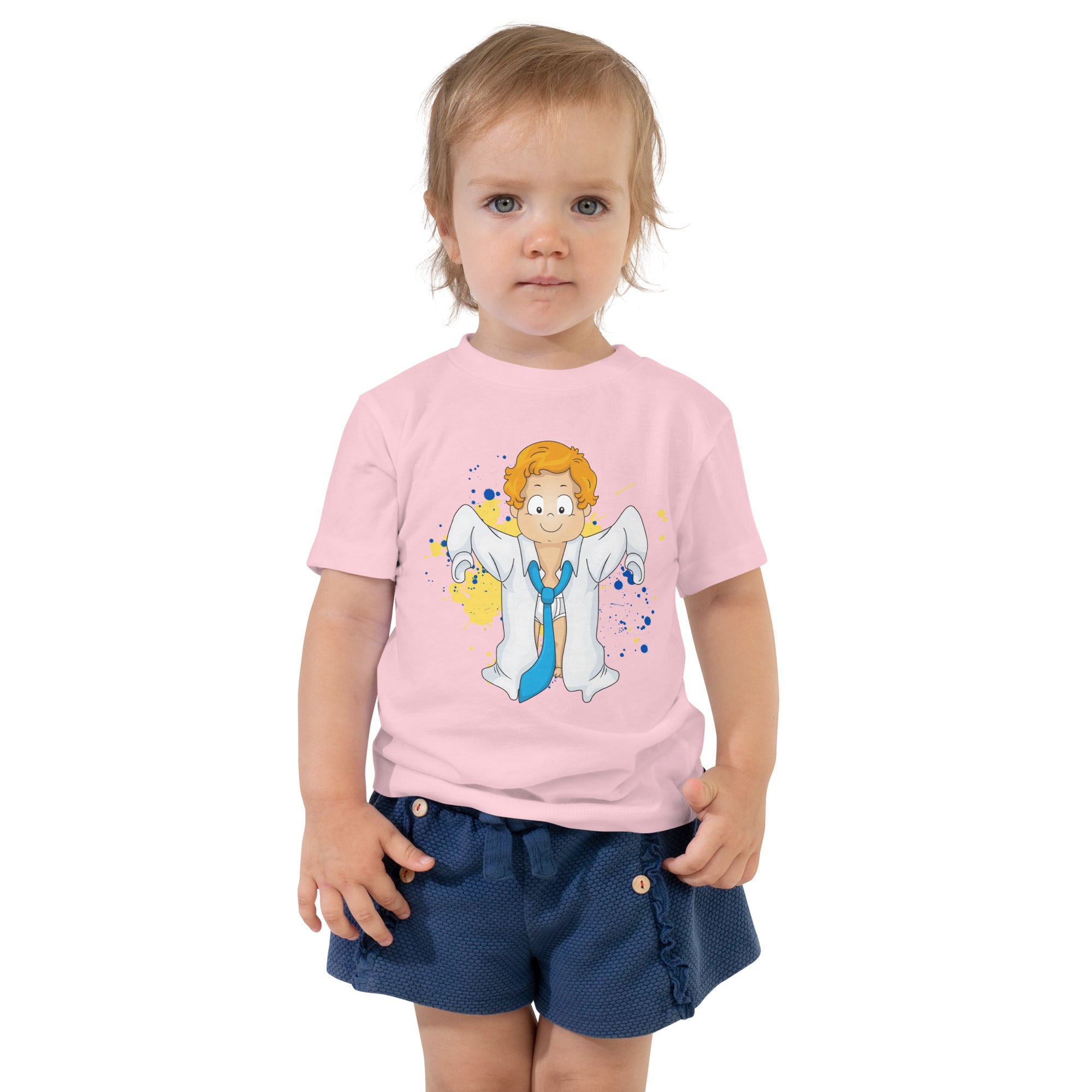 Camiseta de manga corta para niños pequeños - Just Like Dad (Colores)