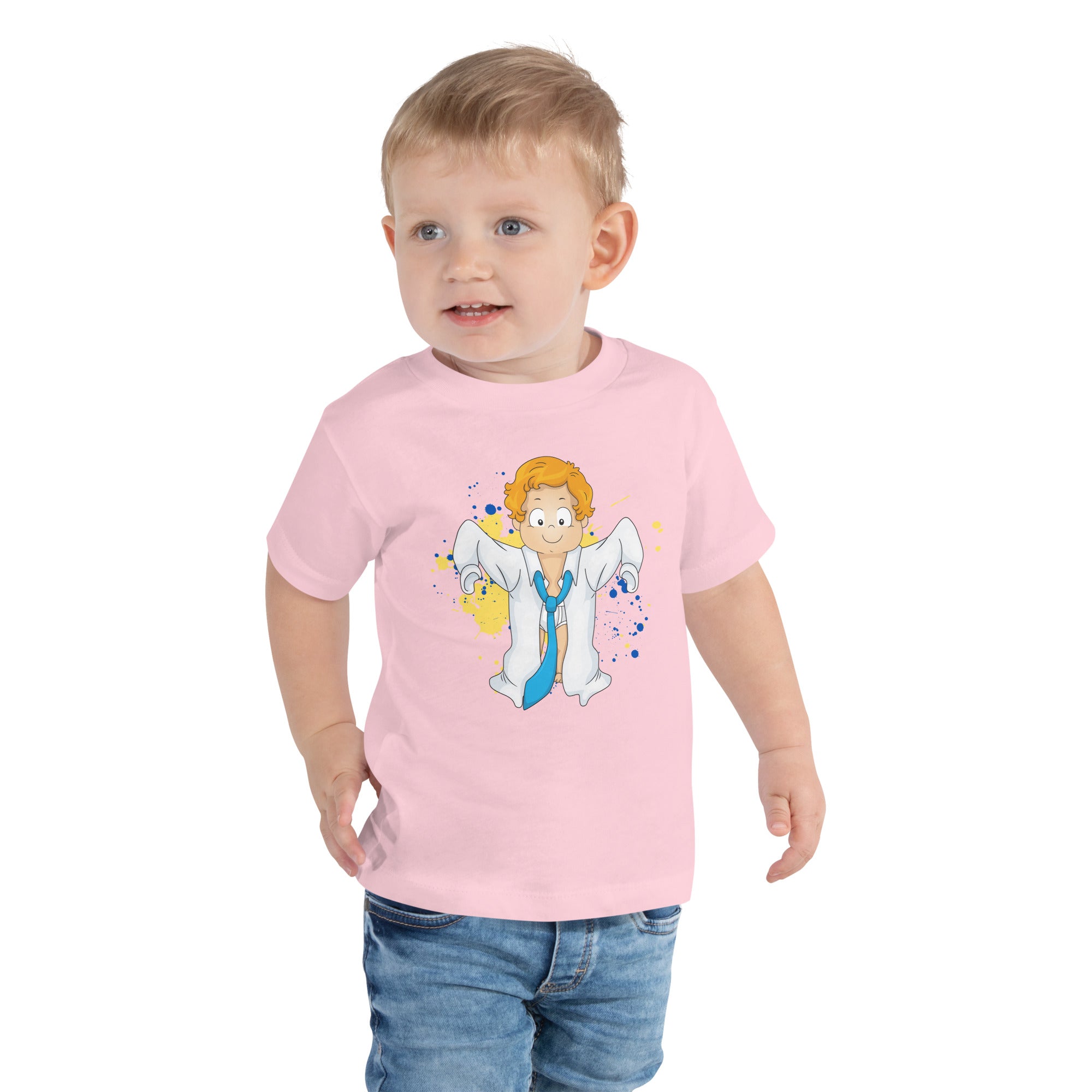 Camiseta de manga corta para niños pequeños - Just Like Dad (Colores)